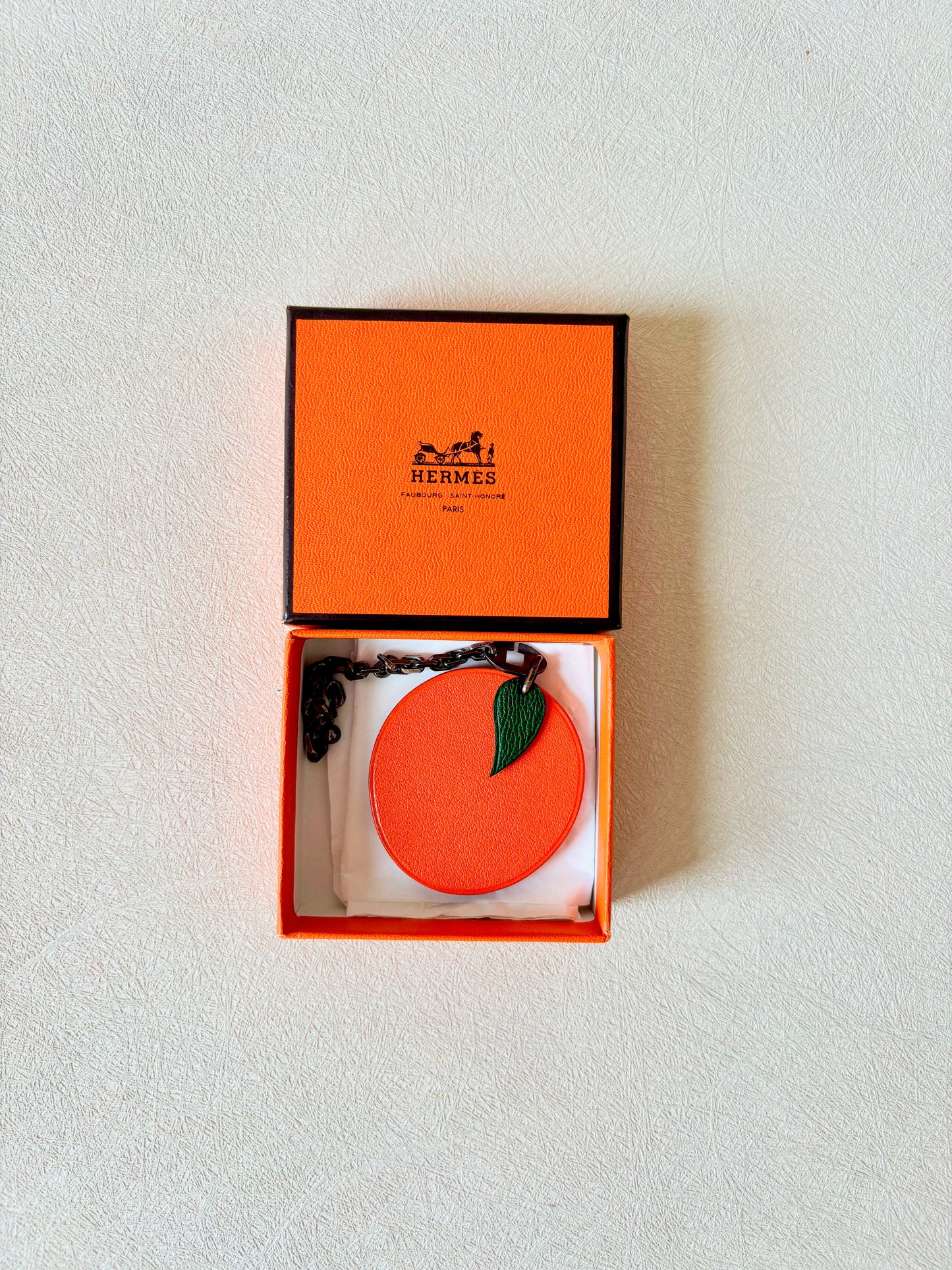 HERMÈS Porte-clés Orange