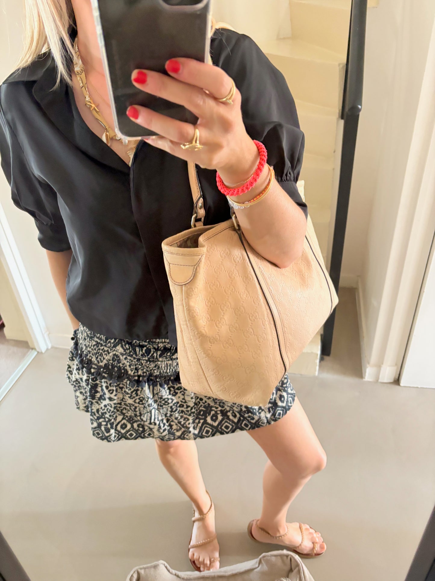 GUCCI Sac Cabas Guccissima