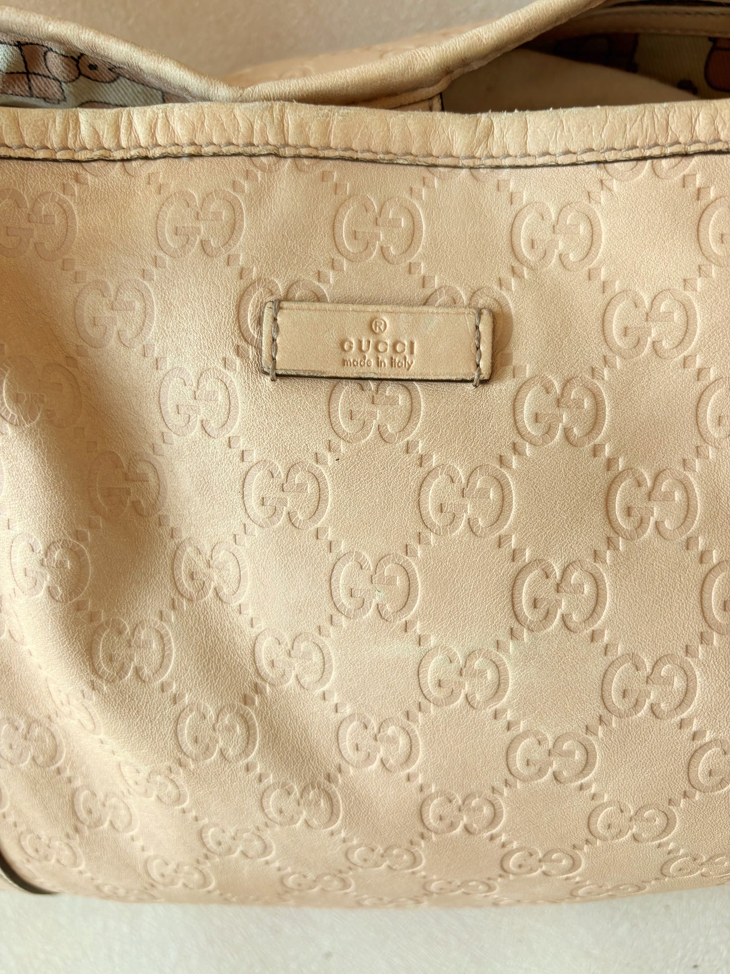GUCCI Sac Cabas Guccissima