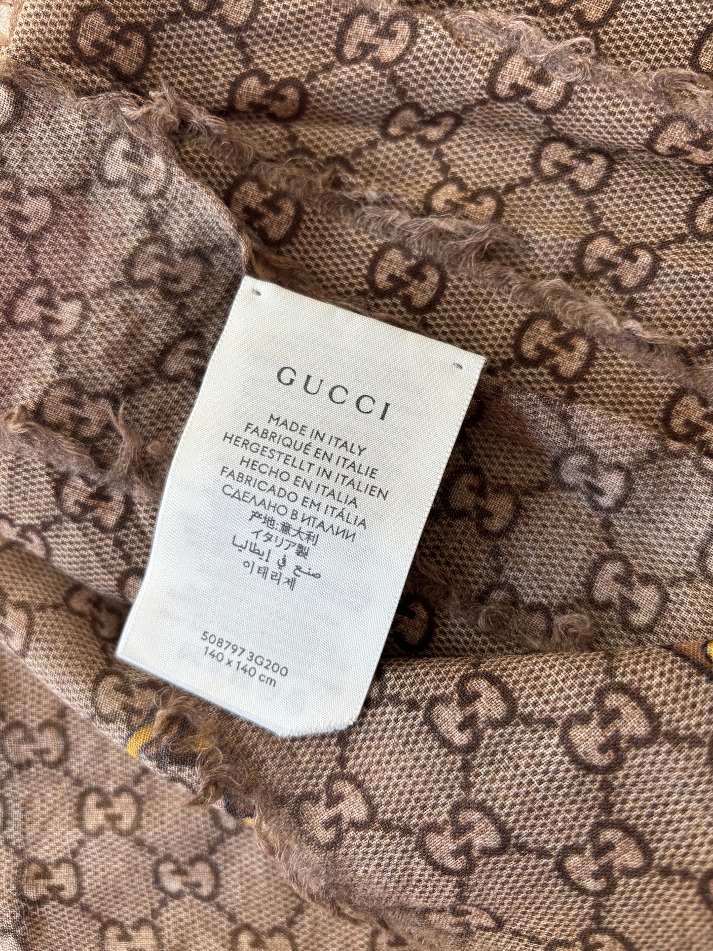 GUCCI Châle Maxi Carré