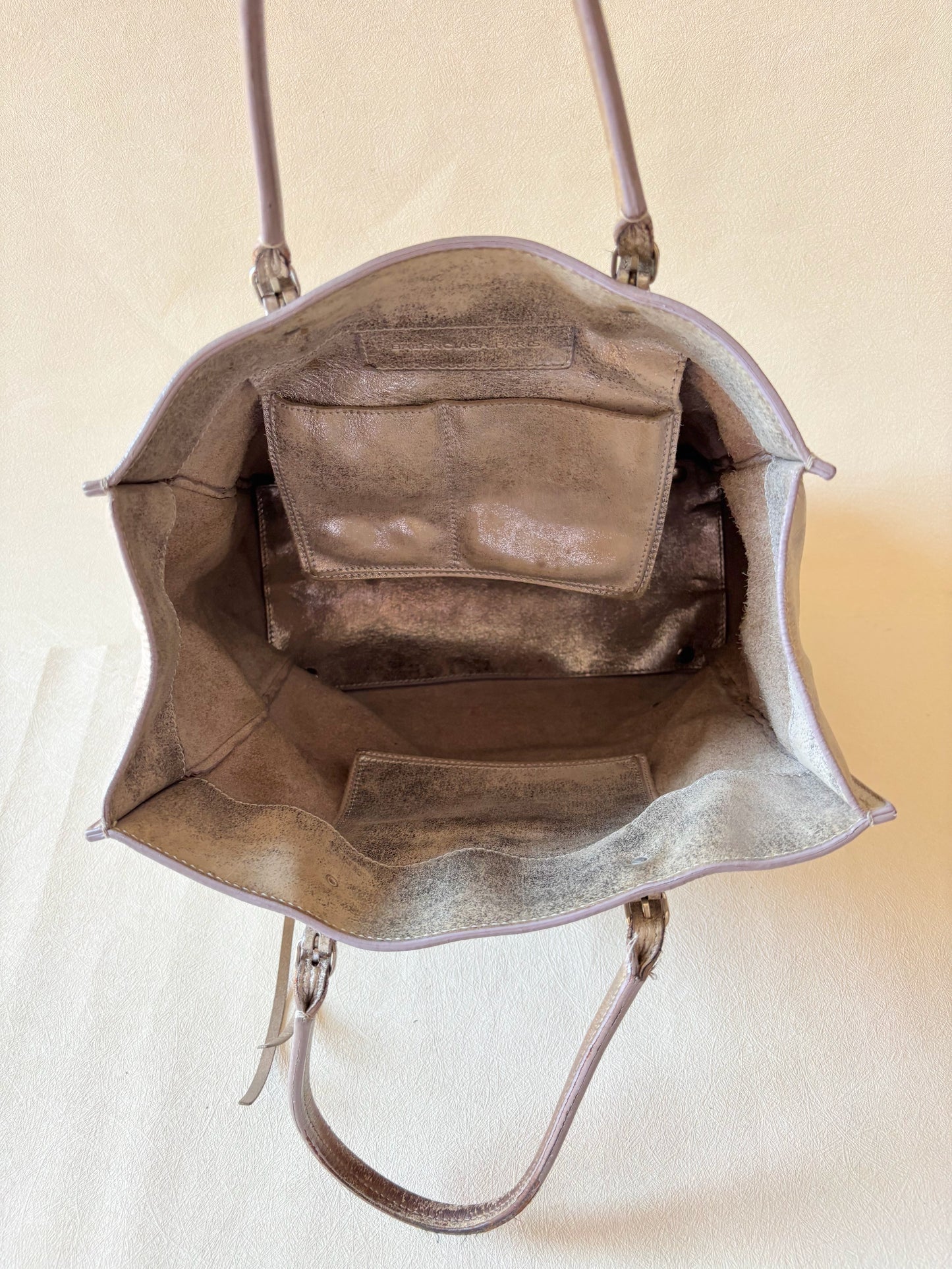 BALENCIAGA Sac Paper Argent