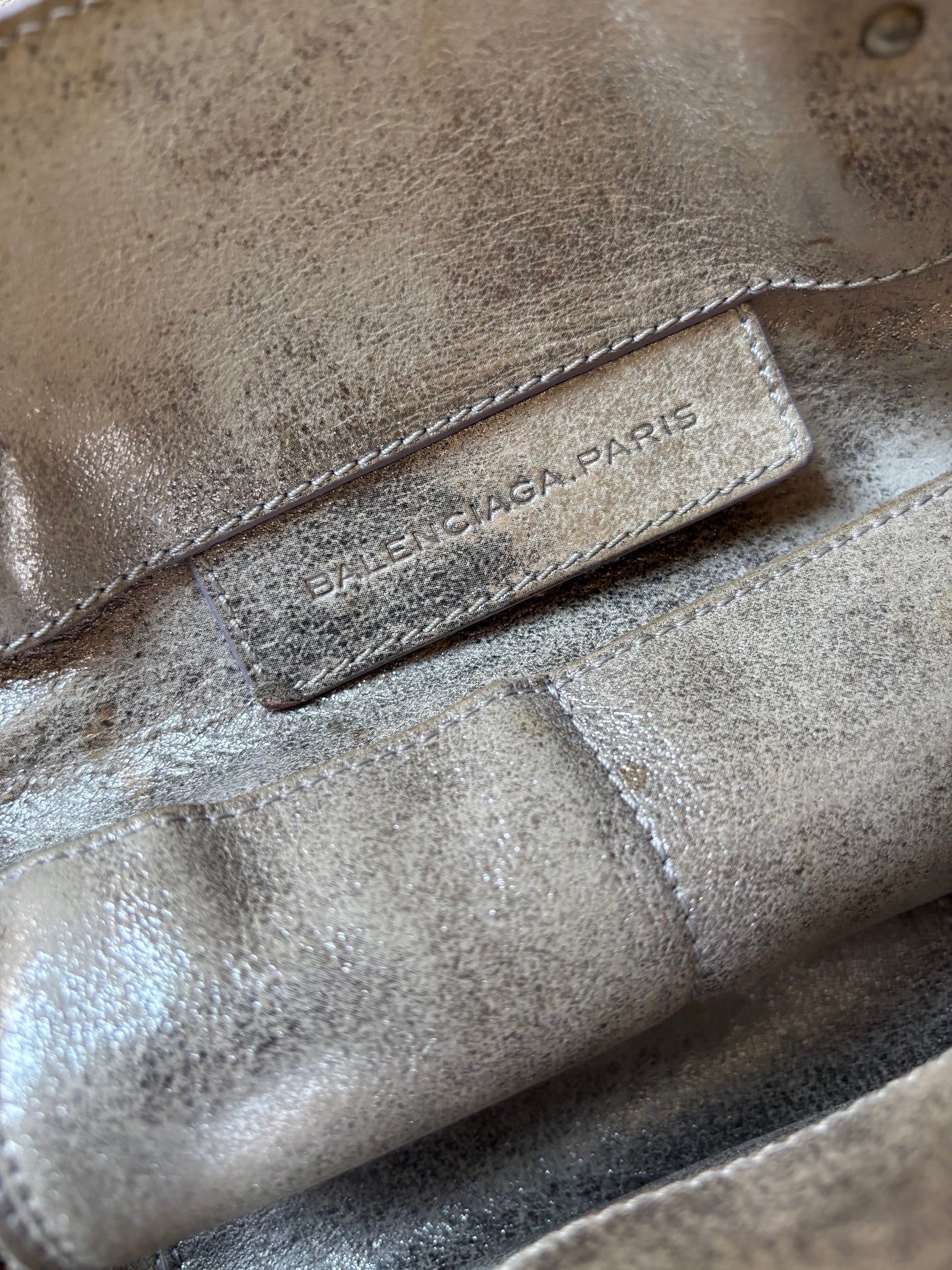 BALENCIAGA Sac Paper Argent