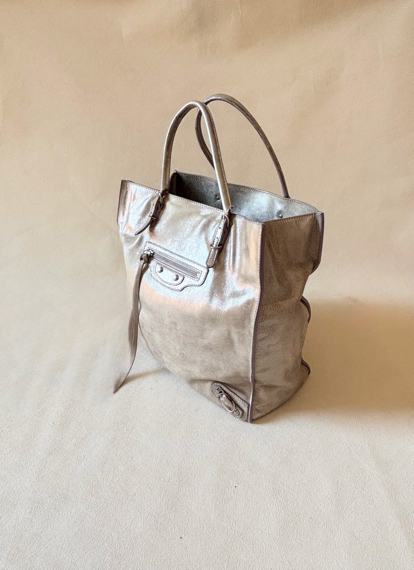 BALENCIAGA Sac Paper Argent