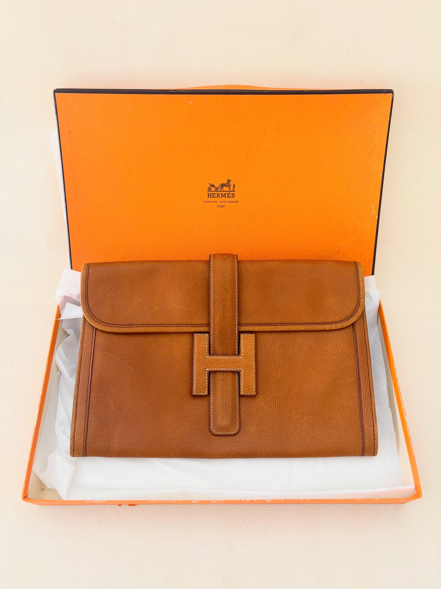 HERMES Pochette Jige