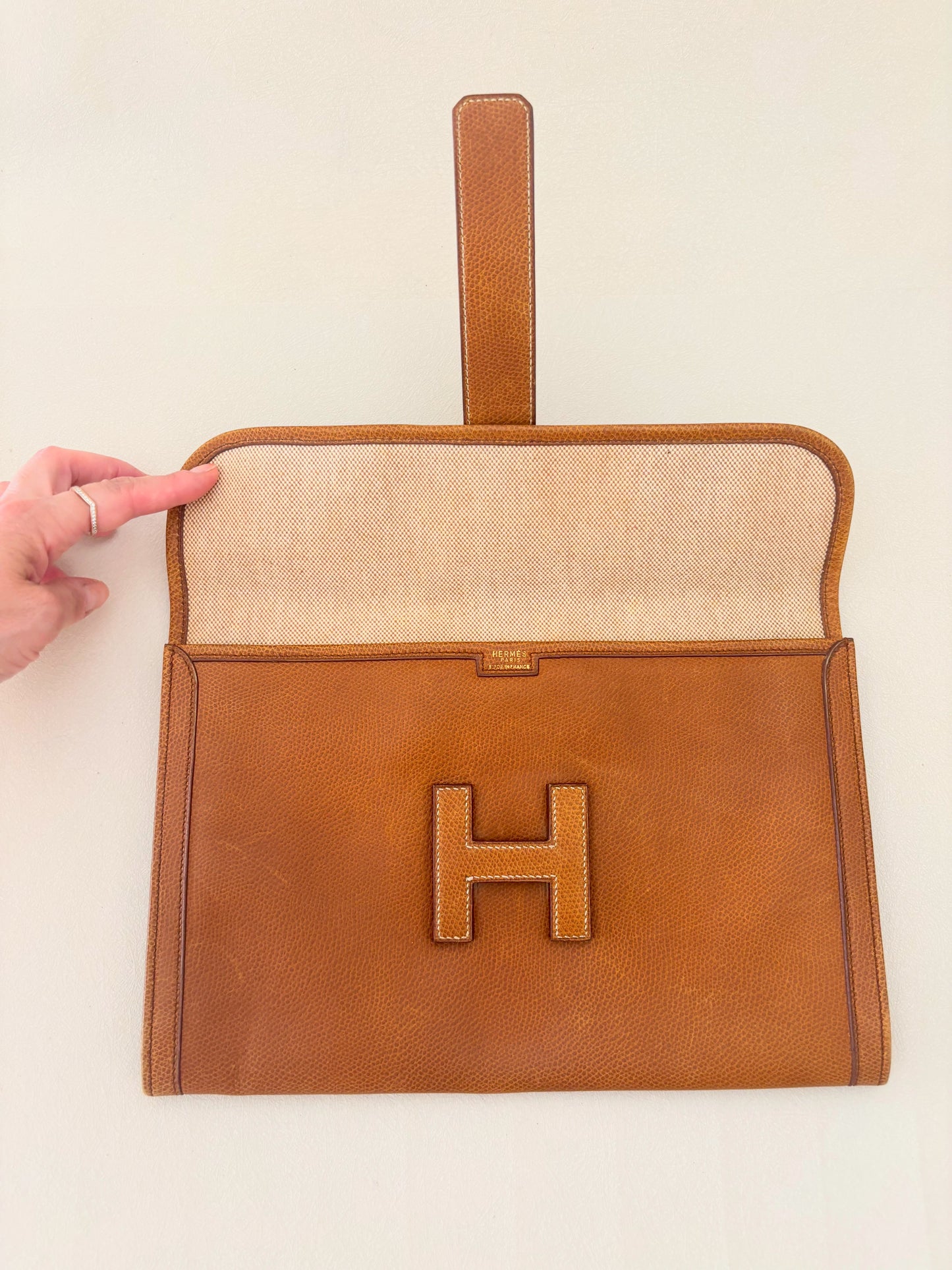 HERMES Pochette Jige