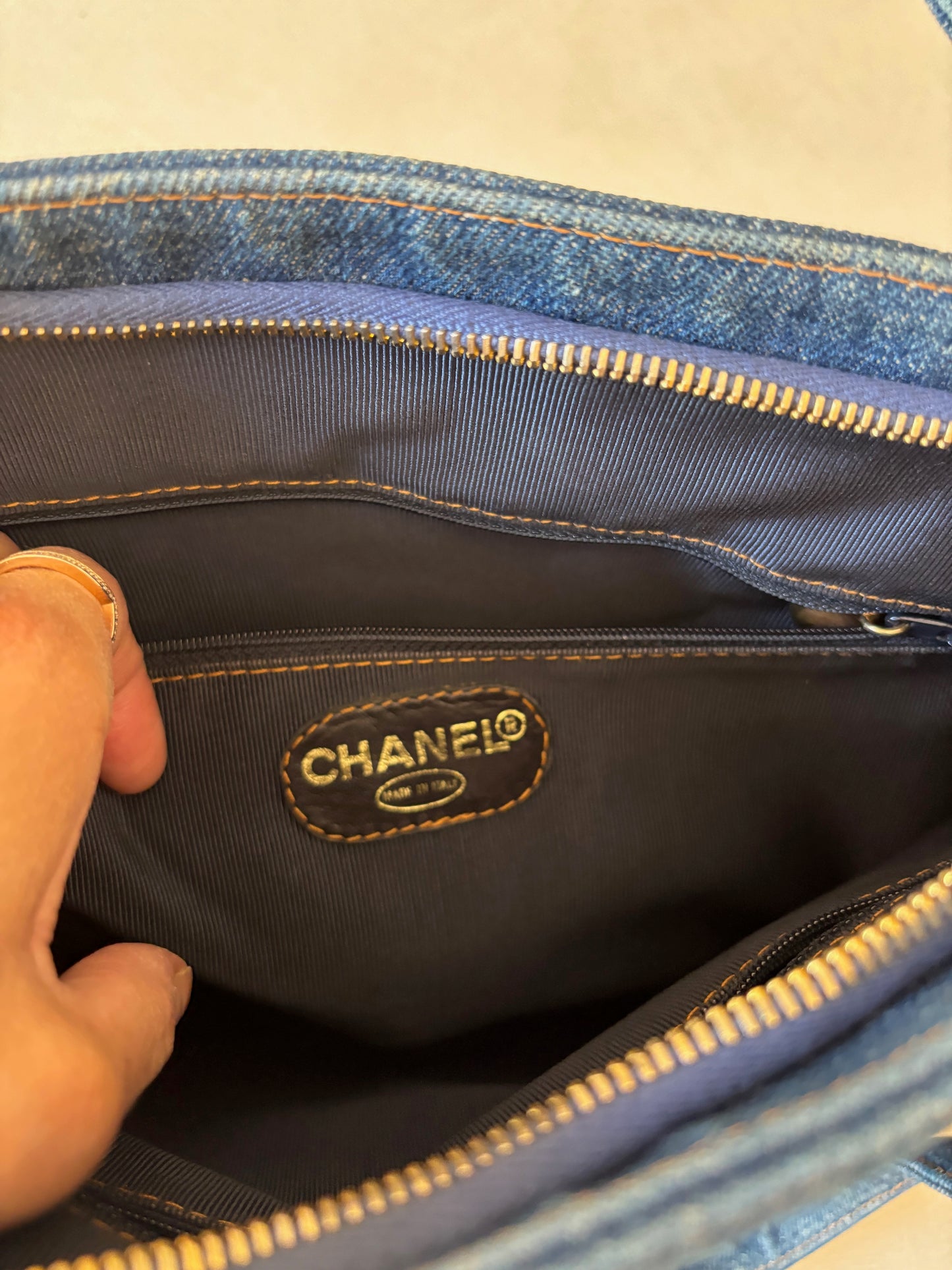 CHANEL Cabas denim