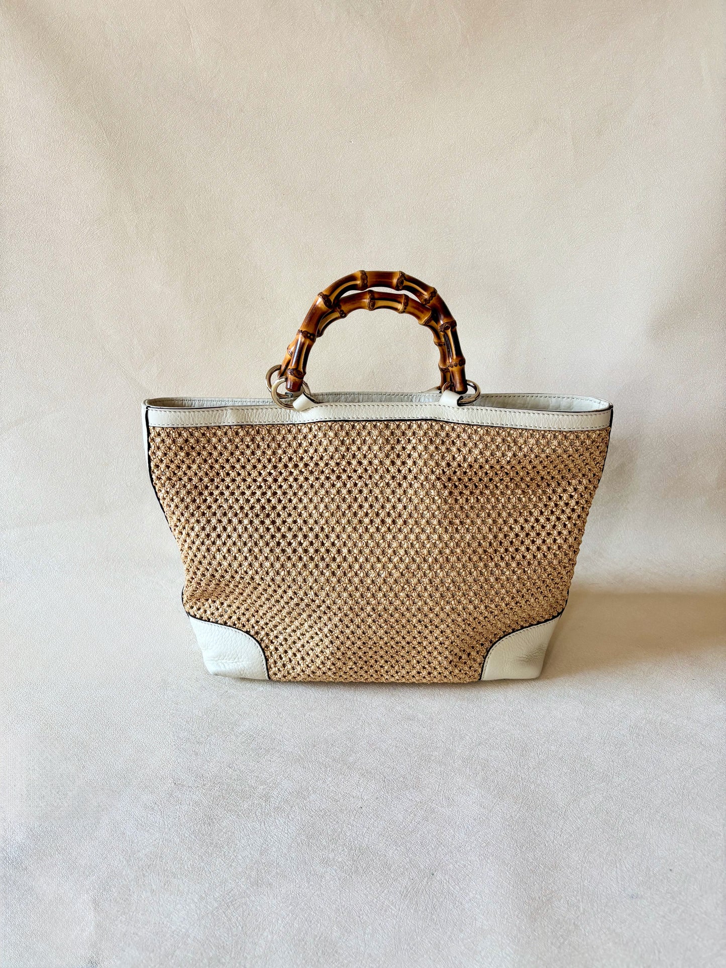 GUCCI Sac panier Bambou