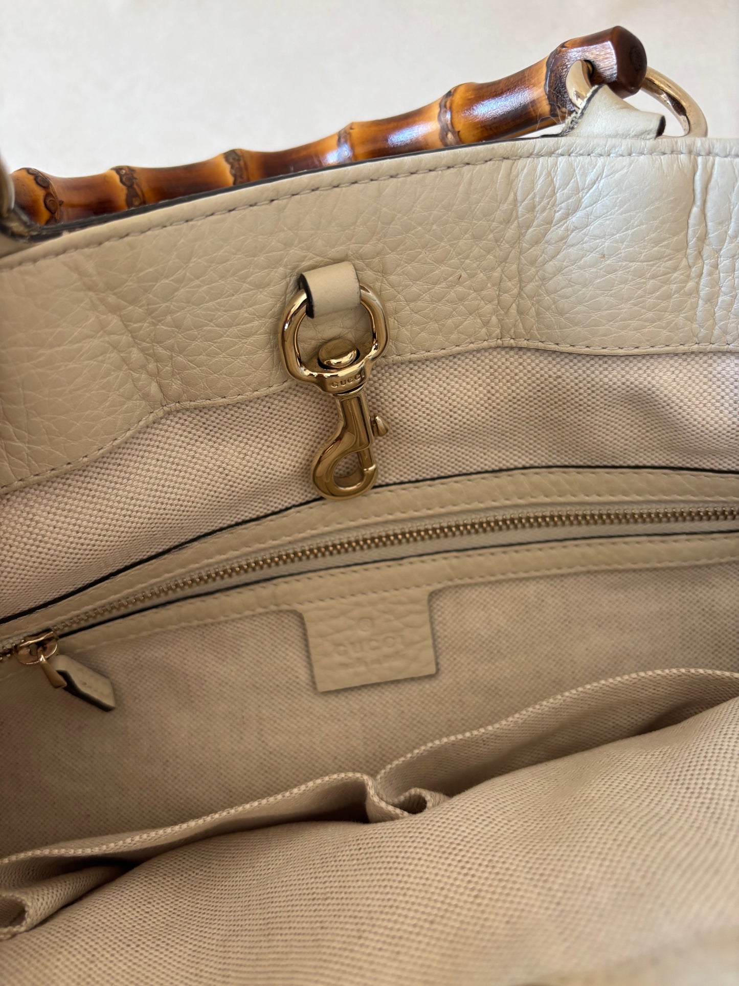 GUCCI Sac panier Bambou