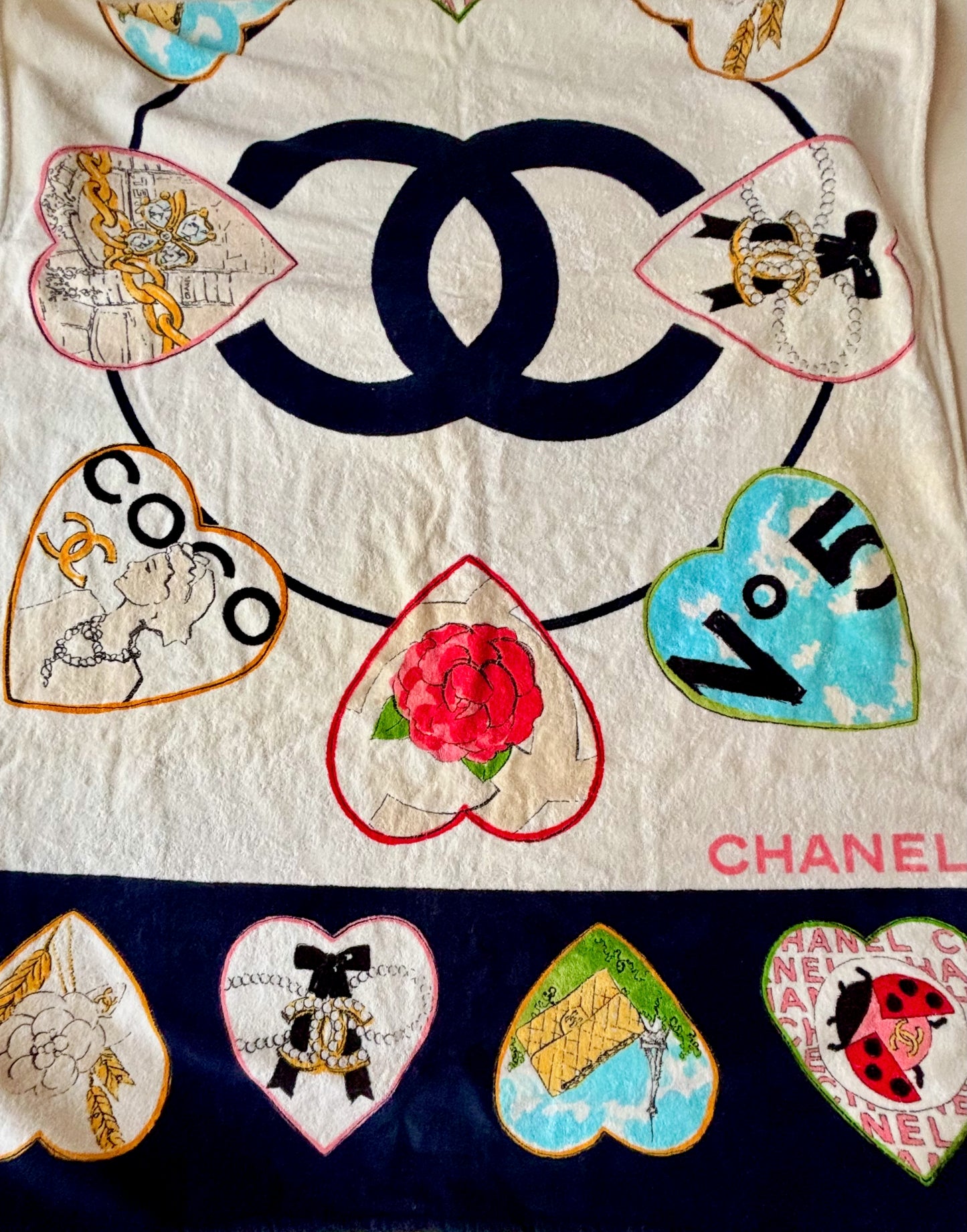 CHANEL Drap de plage