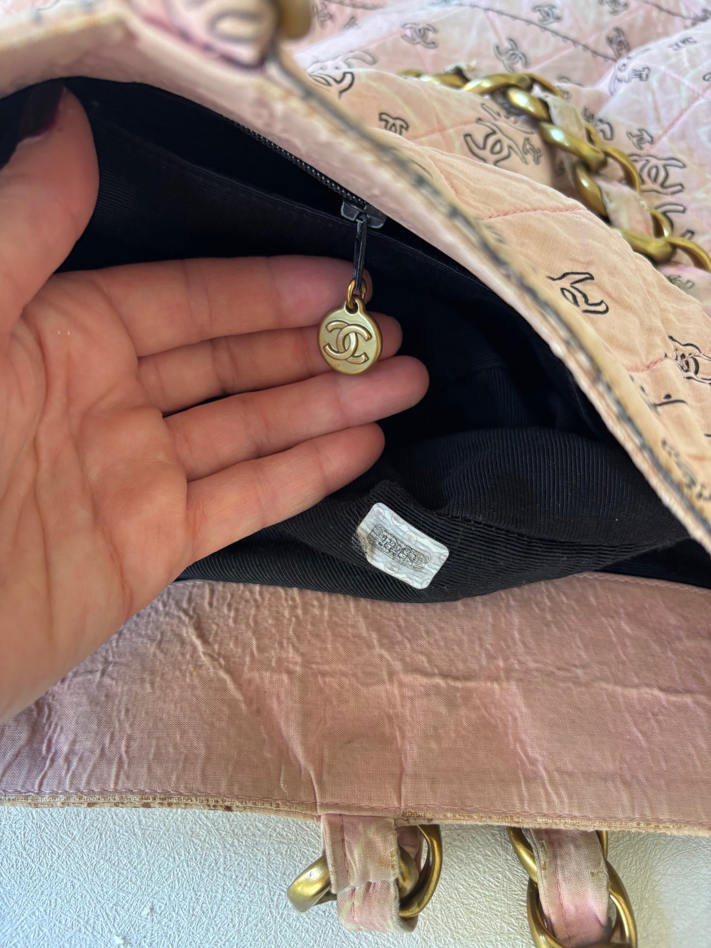 CHANEL Sac cabas bandana