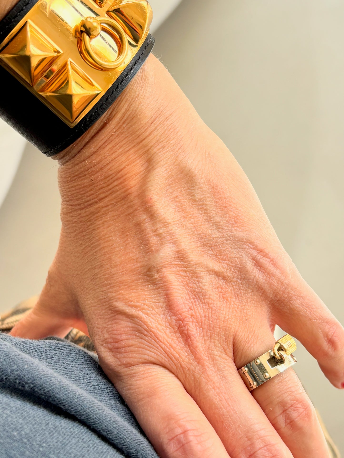 HERMÈS Bague Kelly Cadenas