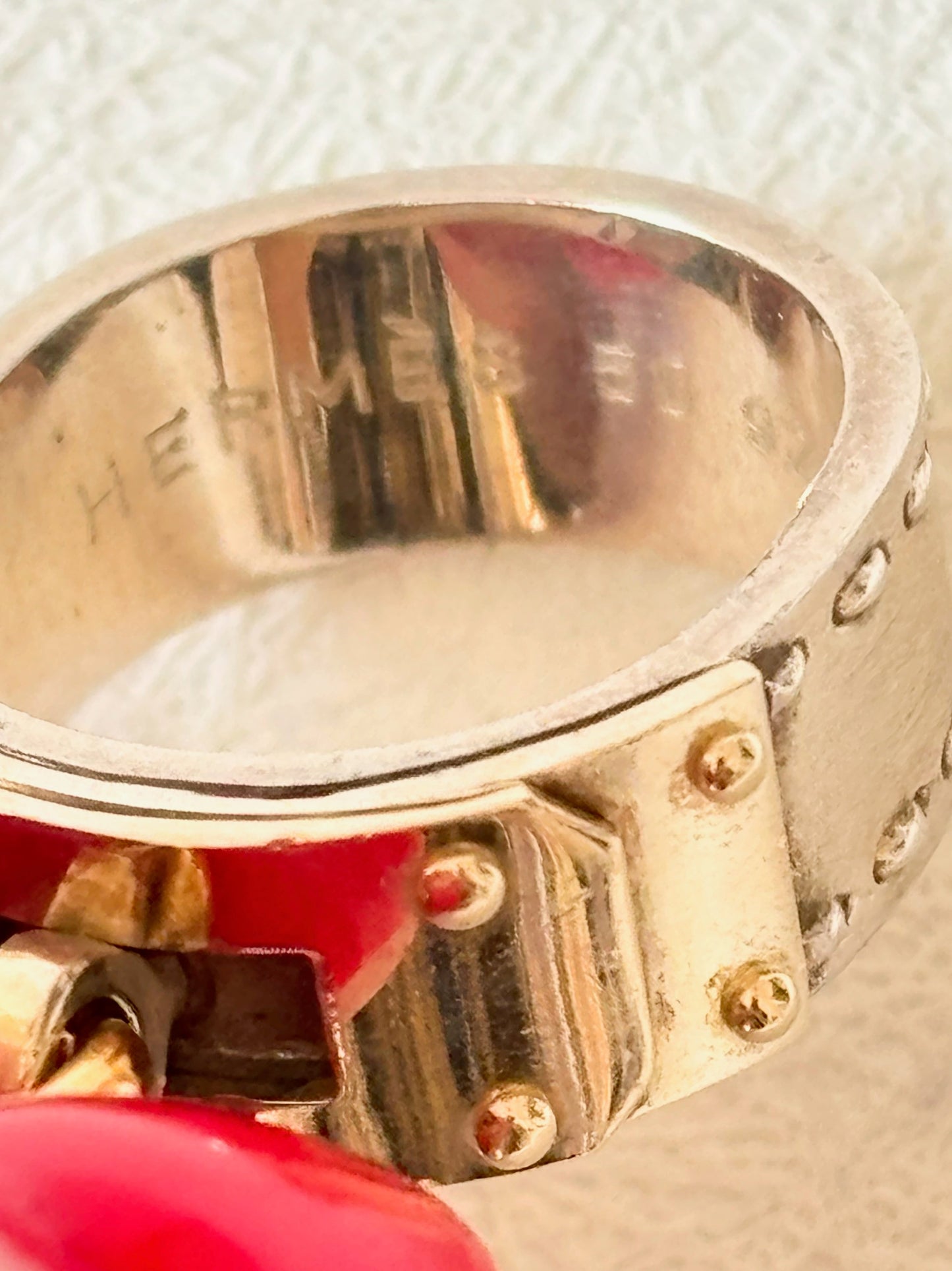 HERMÈS Bague Kelly Cadenas