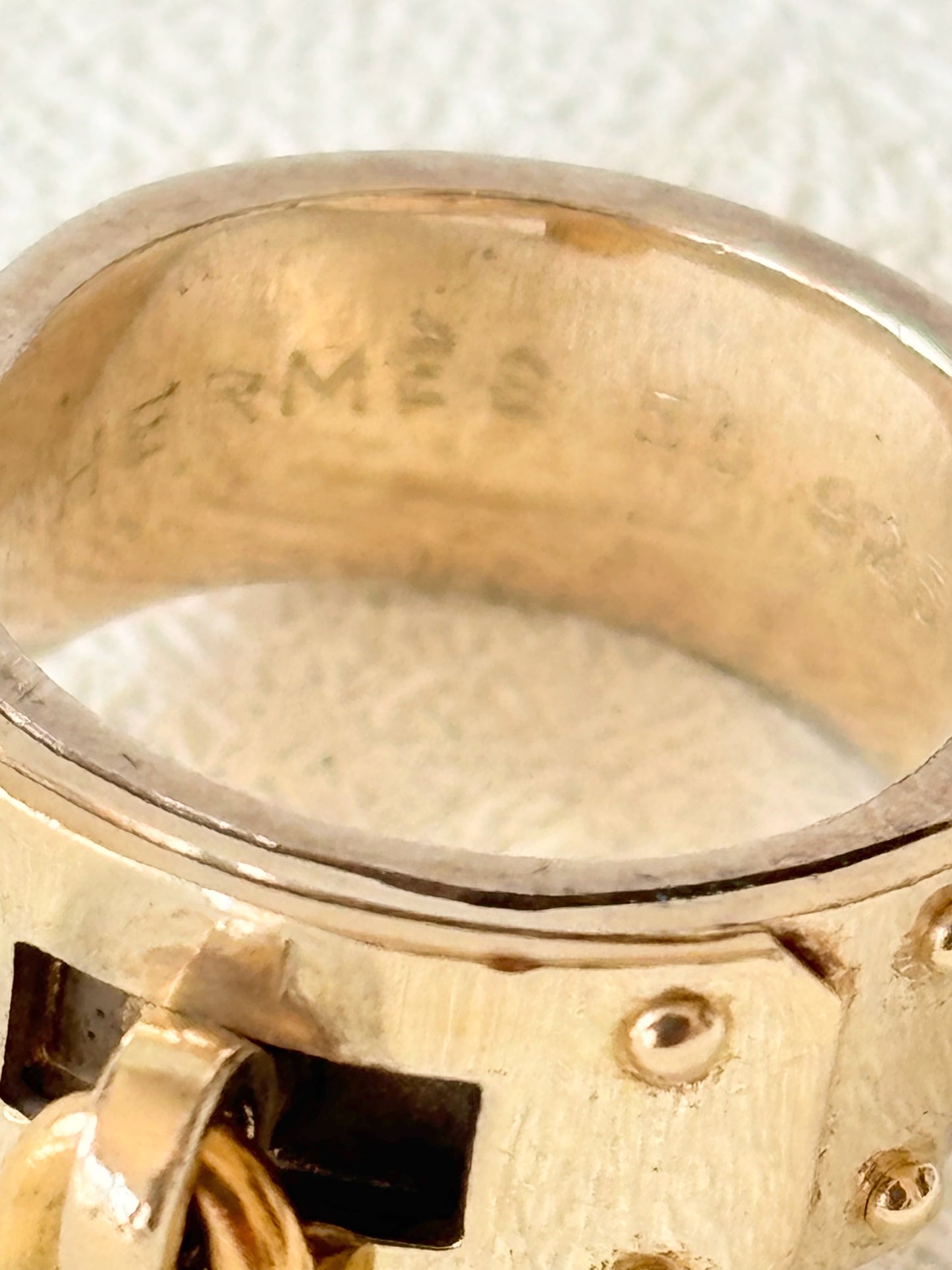 HERMÈS Bague Kelly Cadenas