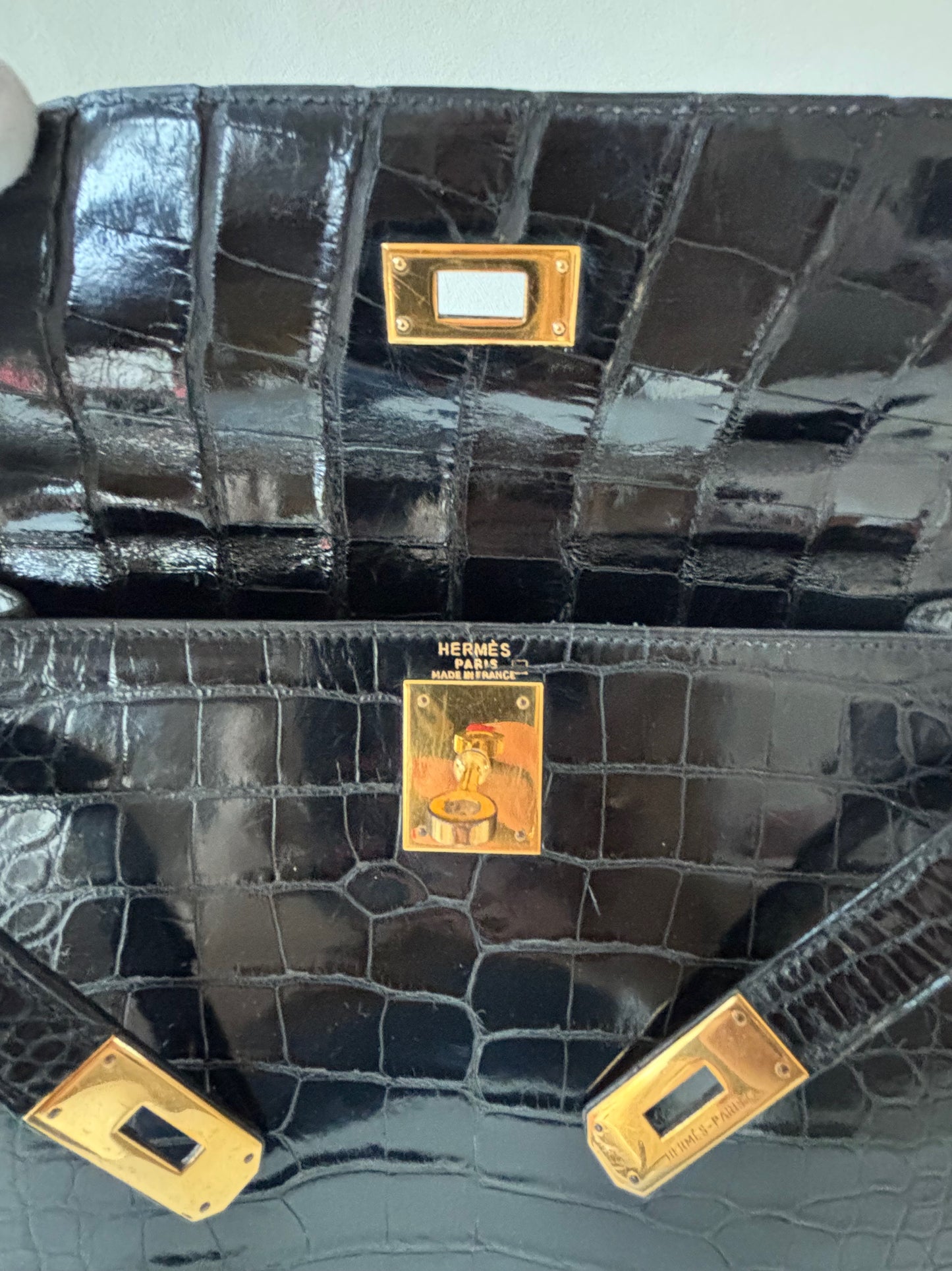 HERMÈS Sac Kelly 28 Alligator