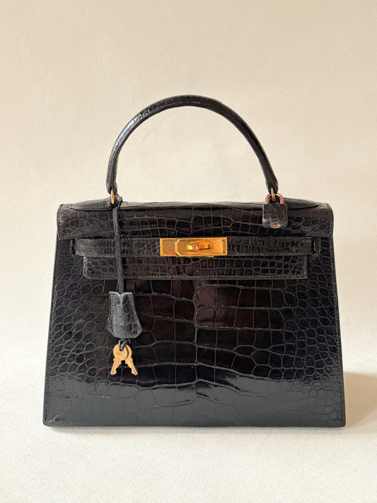 HERMÈS Sac Kelly 28 Alligator