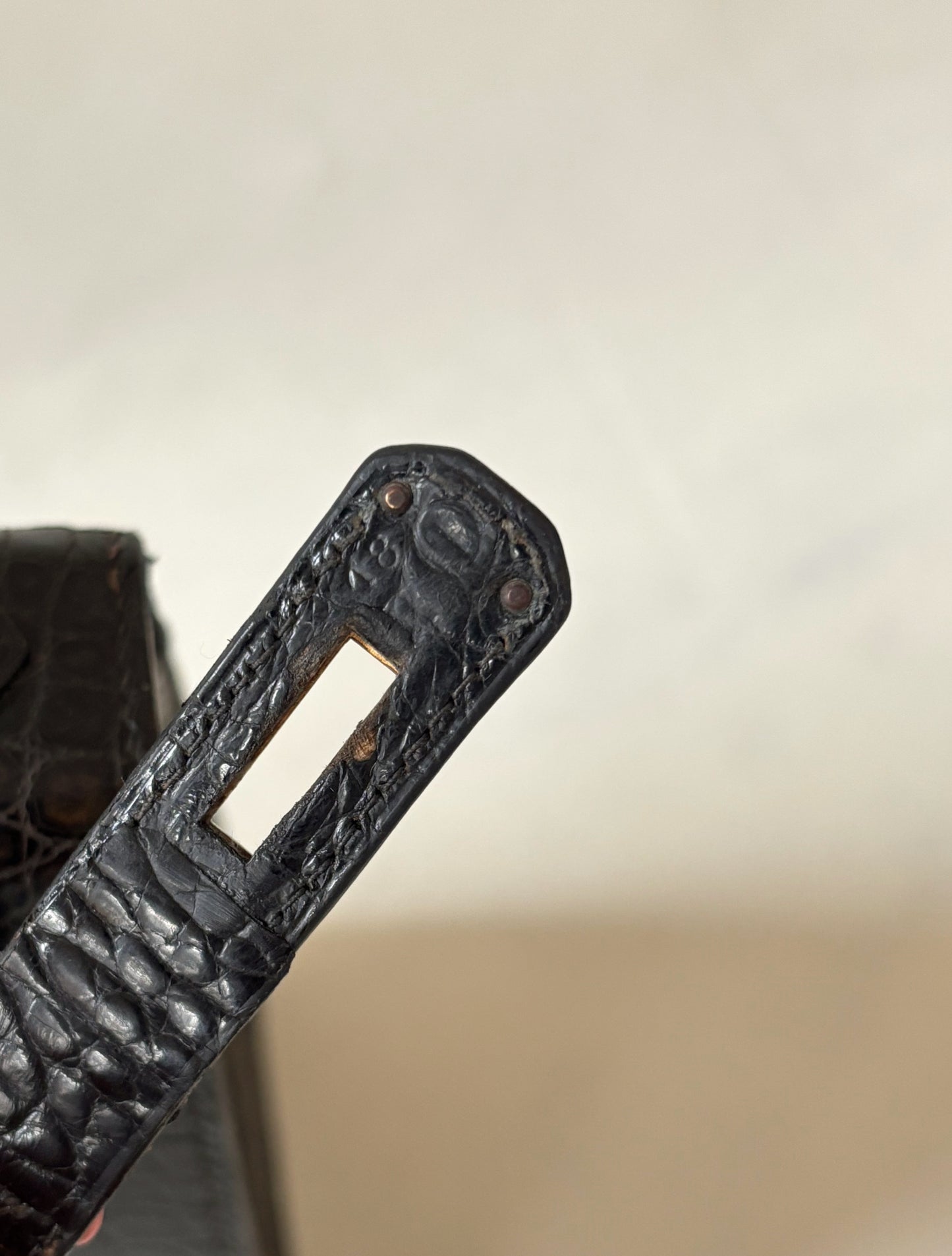 HERMÈS Sac Kelly 28 Alligator