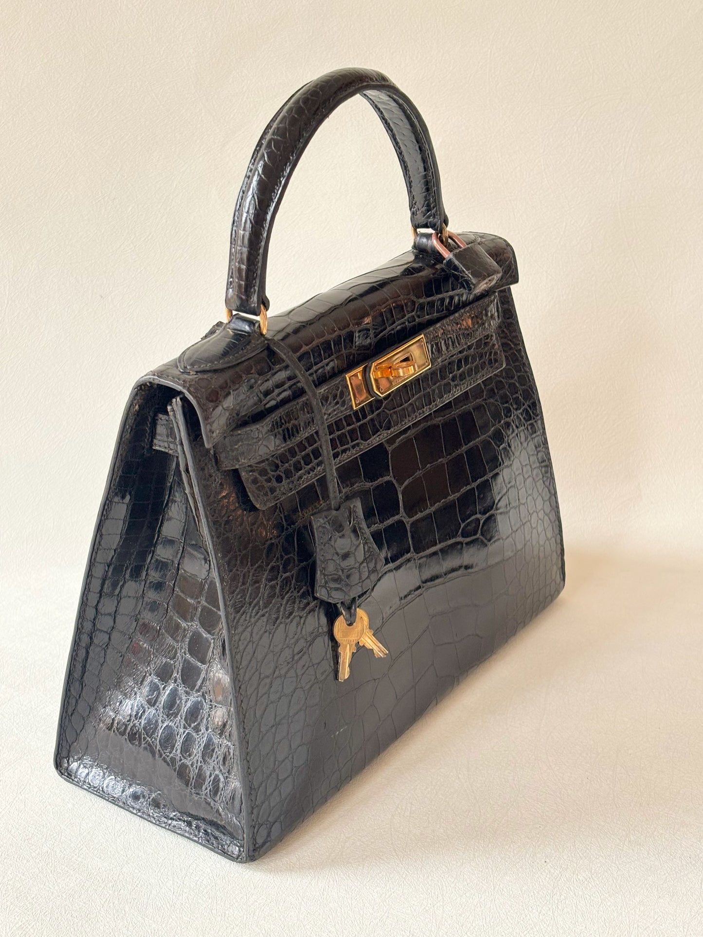HERMÈS Sac Kelly 28 Alligator