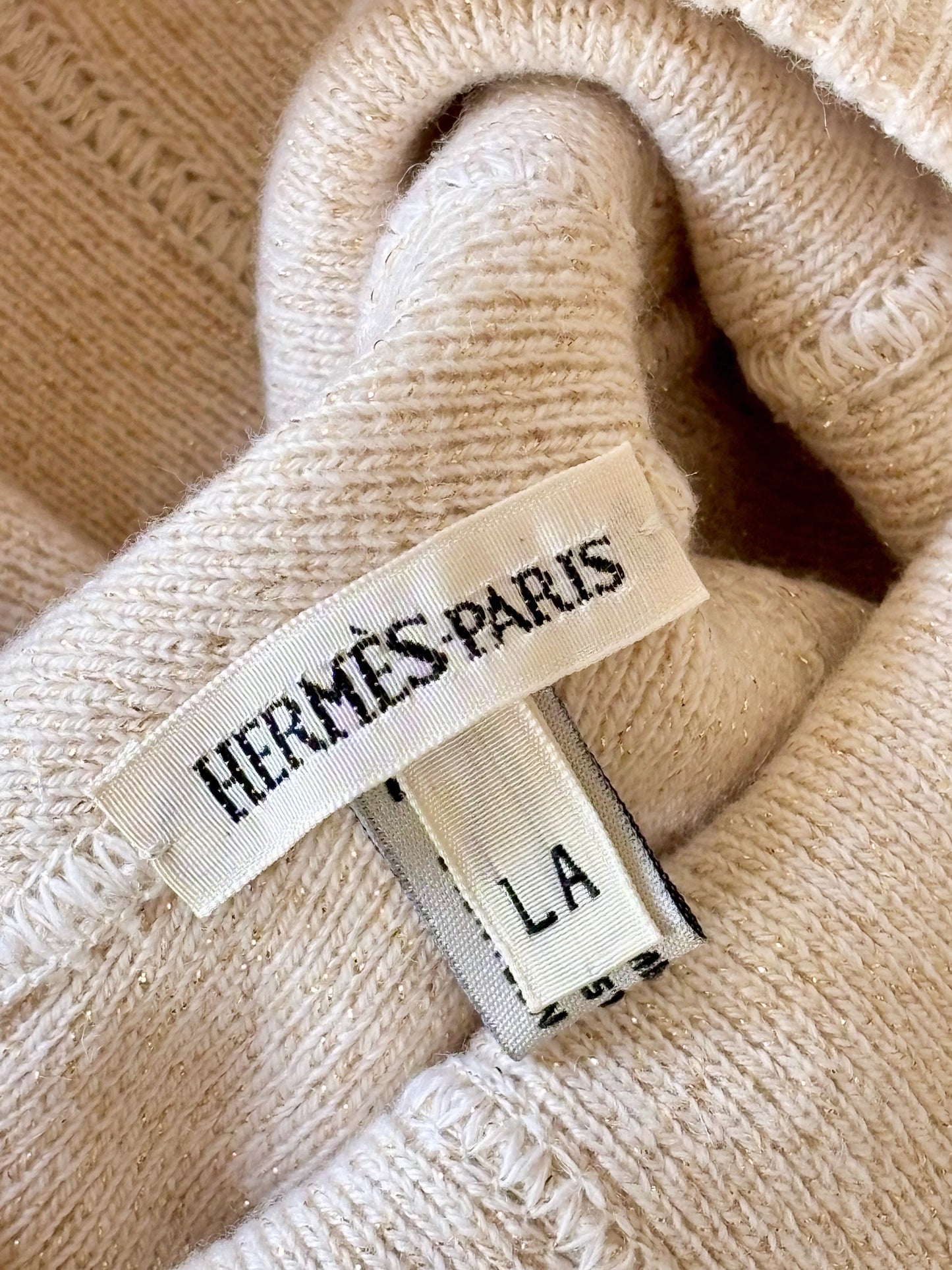 HERMÈS Bonnet en cachemire