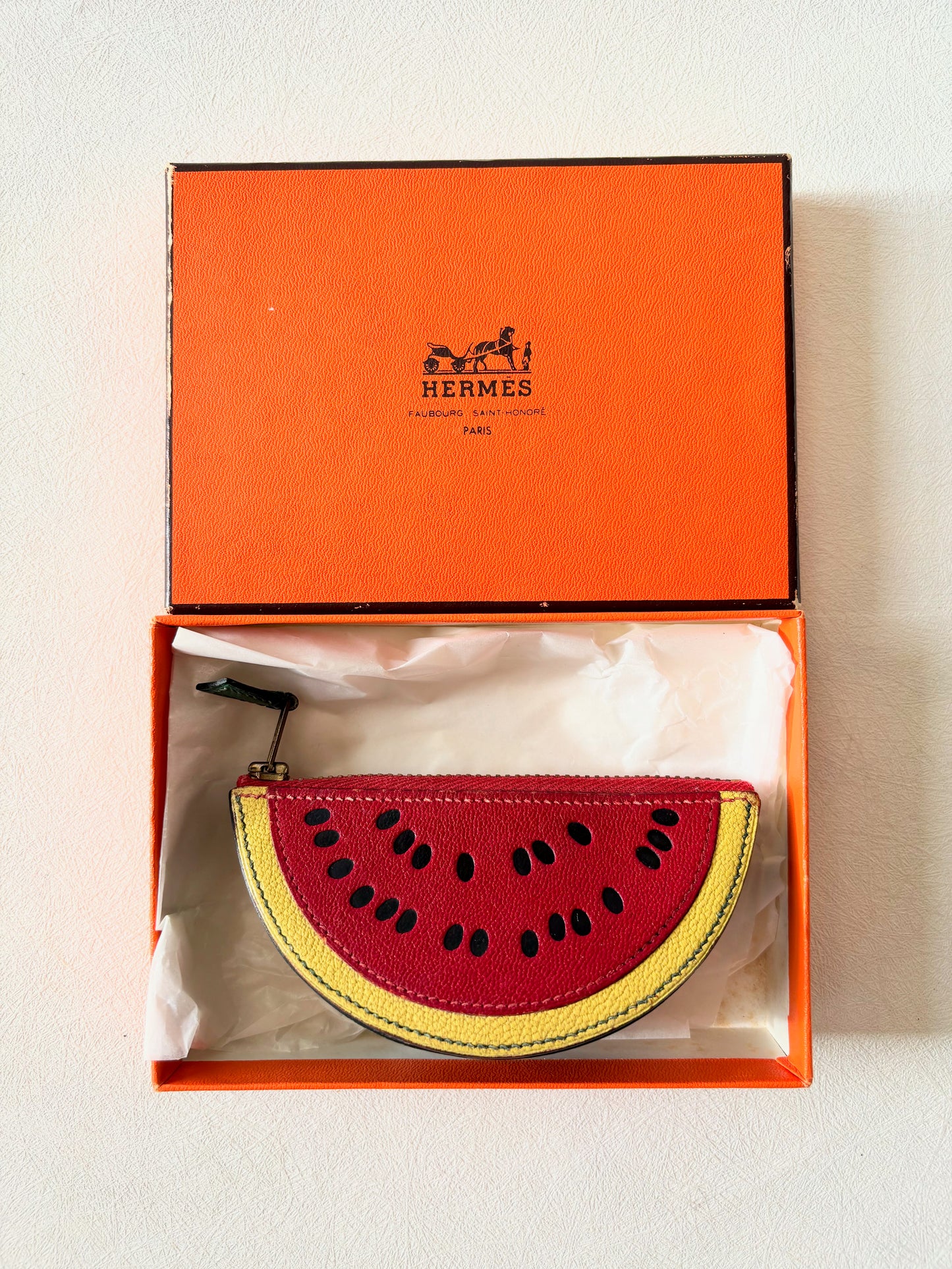 HERMÈS Portefeuille Pastèque