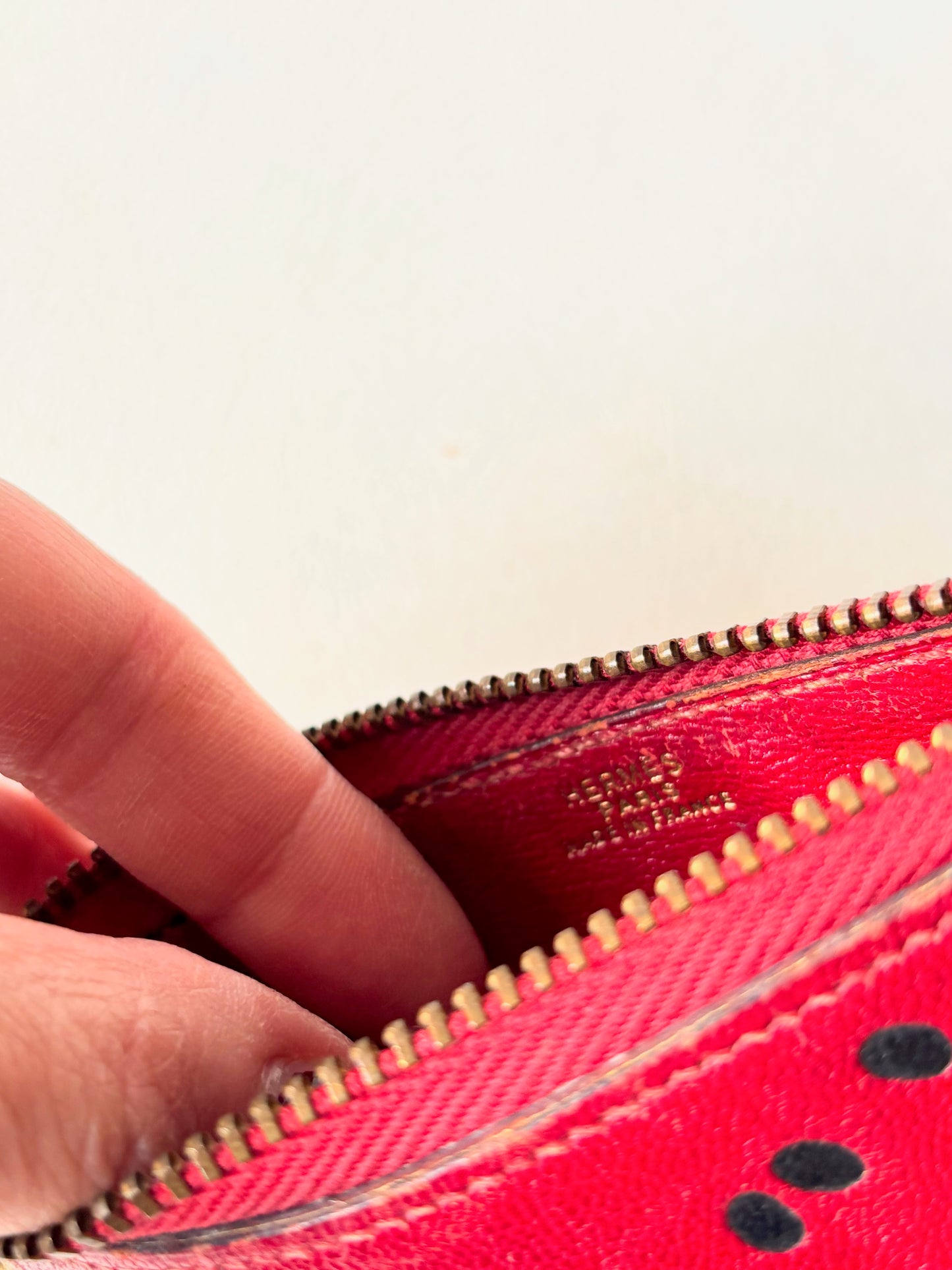 HERMÈS Portefeuille Pastèque