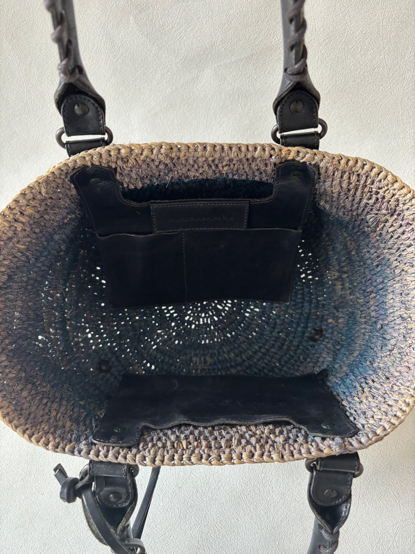 BALENCIAGA Panier raphia