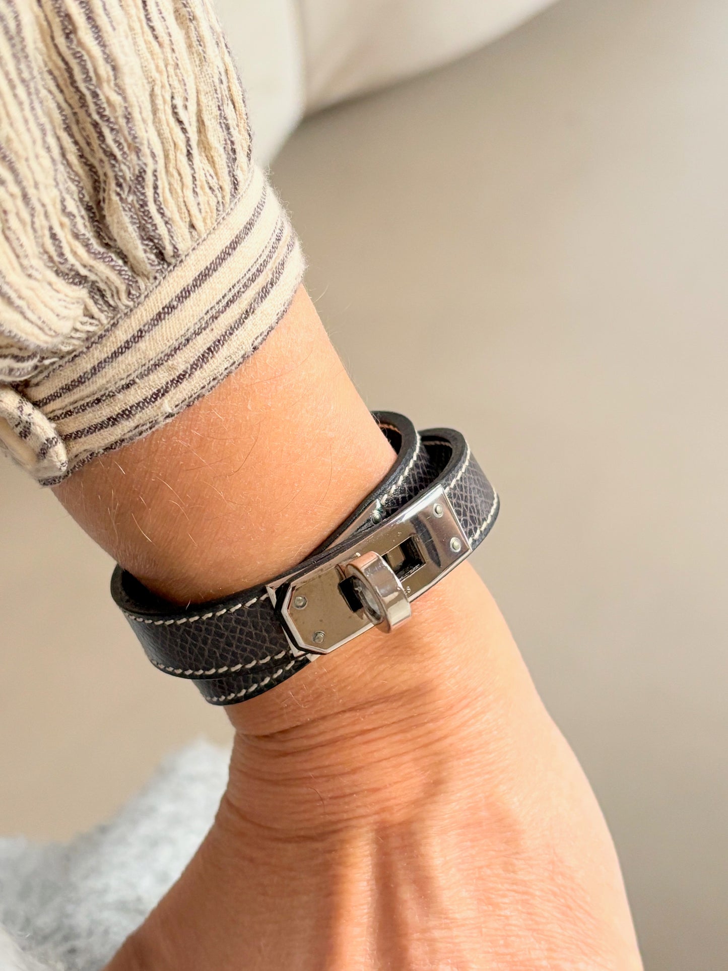HERMÈS Bracelet Kelly double