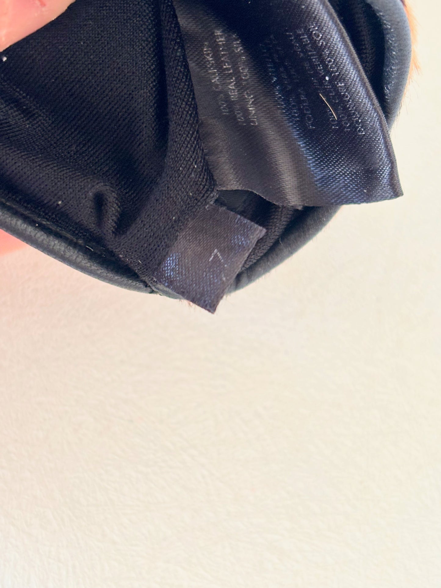GUCCI Gants cuir et poulain léopard