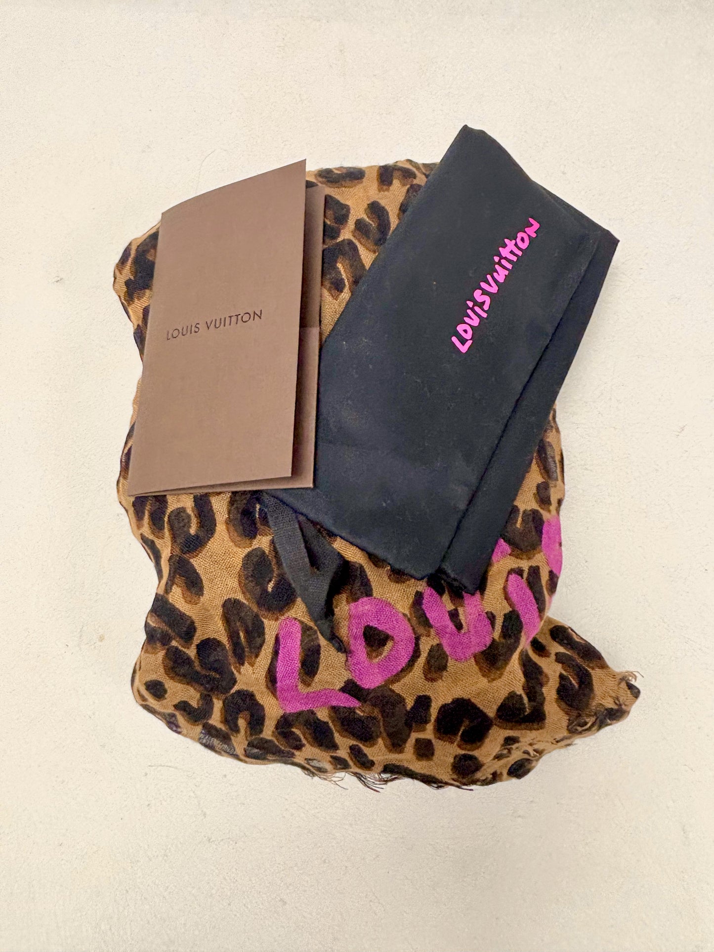 LOUIS VUITTON x Stephen Sprouse Foulard