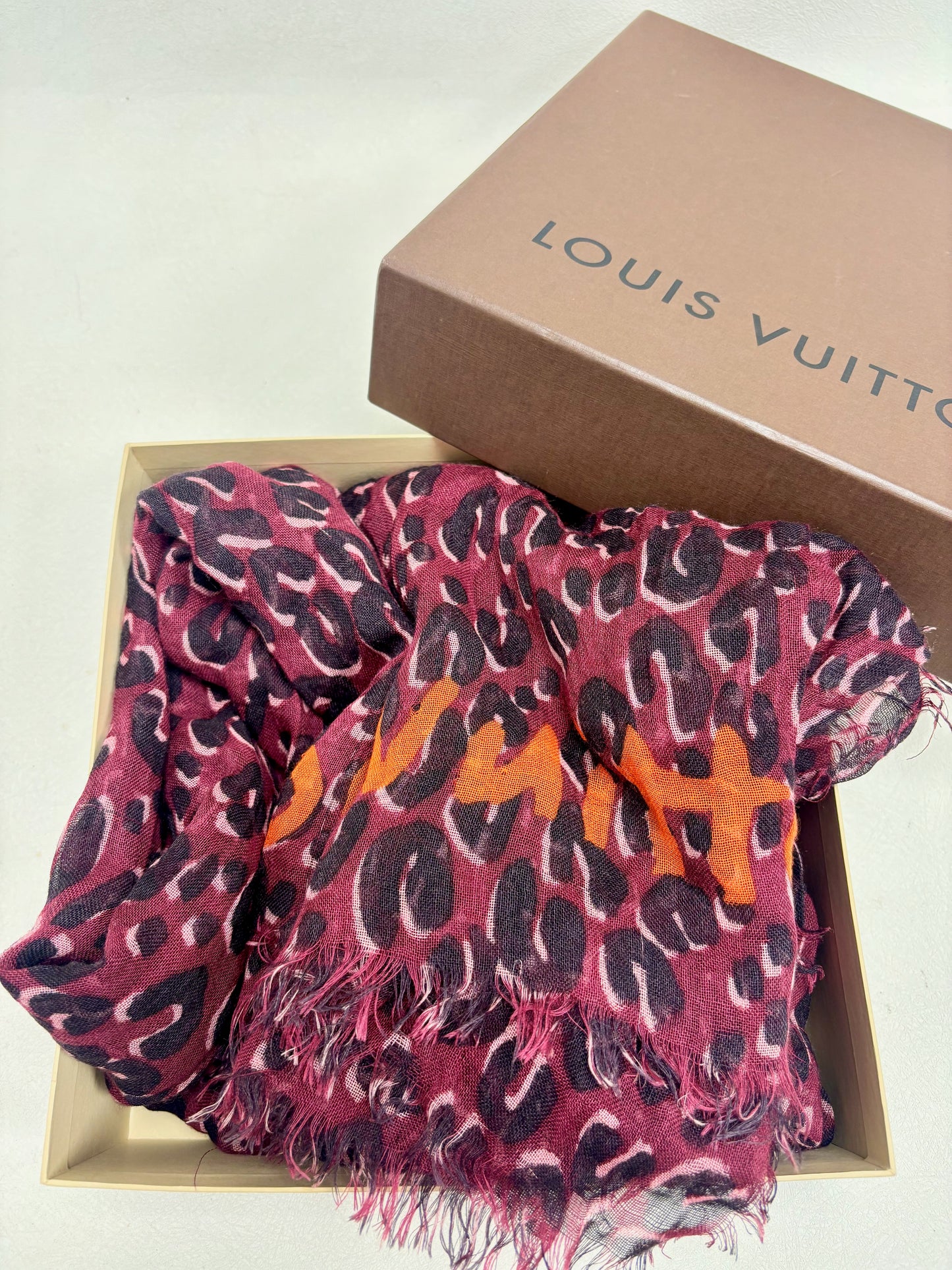 LOUIS VUITTON x Stephen Sprouse Foulard