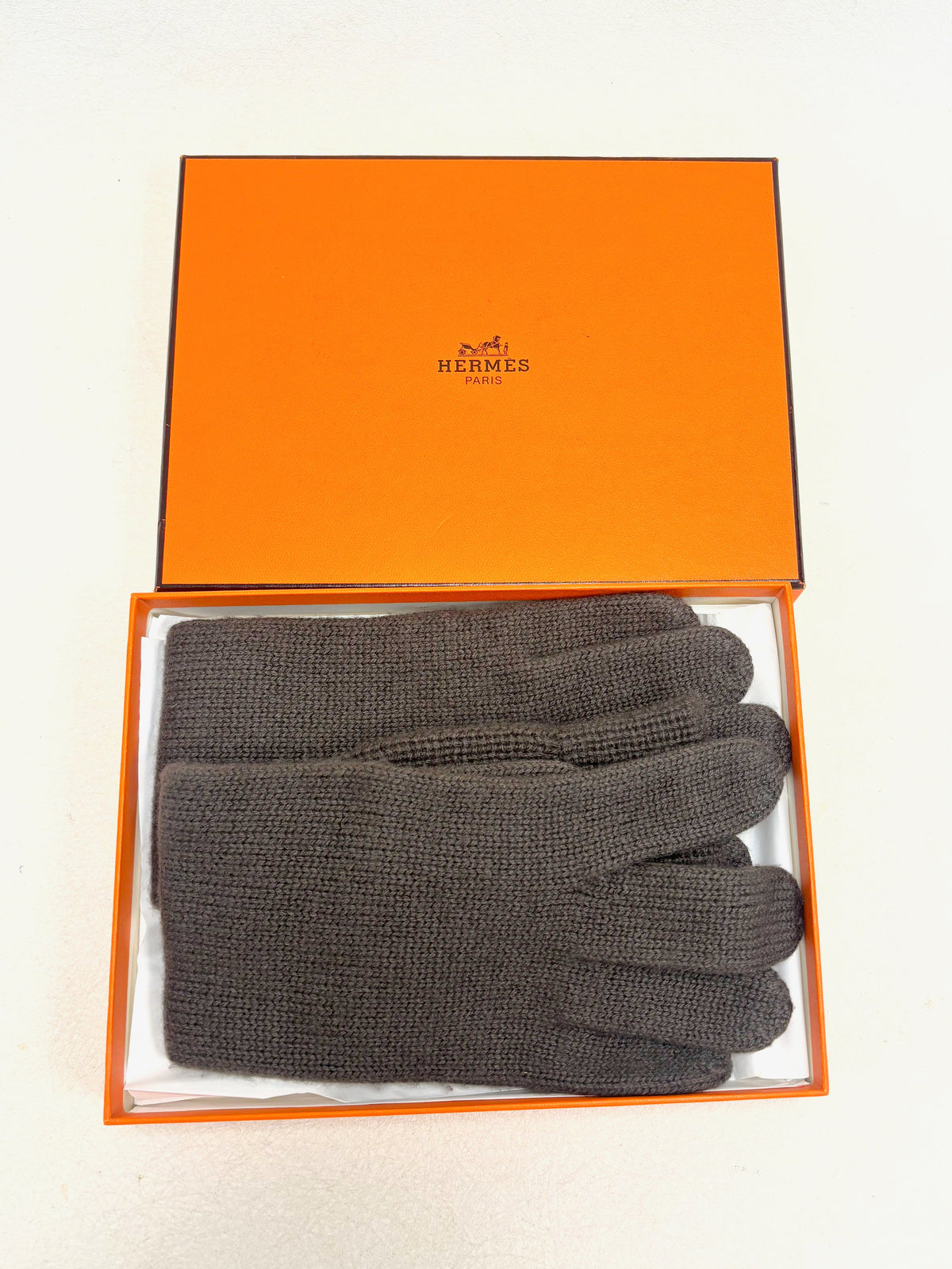 HERMÈS Gants en cachemire