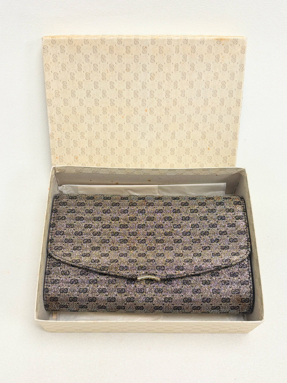 GUCCI Sac Minaudière Lamé