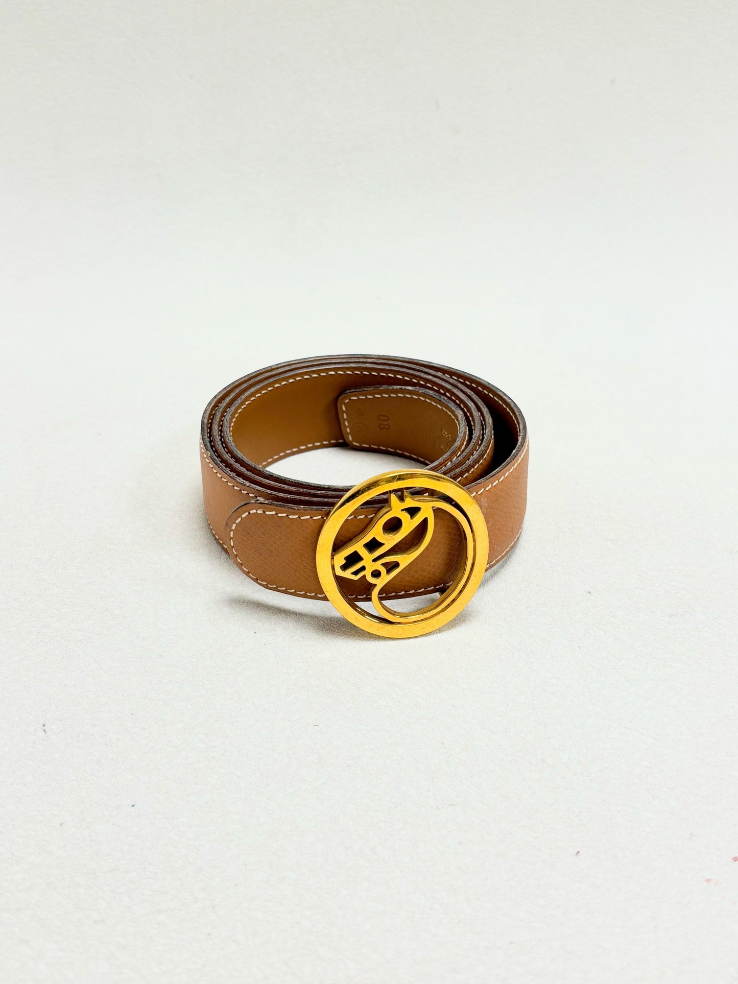 HERMÈS Ceinture Boucle Cheval