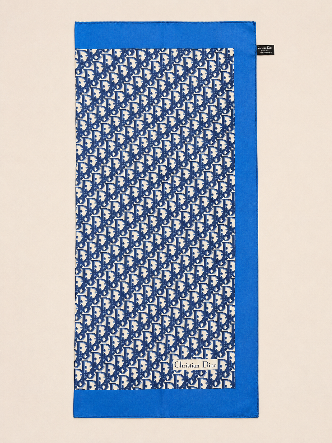 DIOR Foulard Carré Oblique en soie