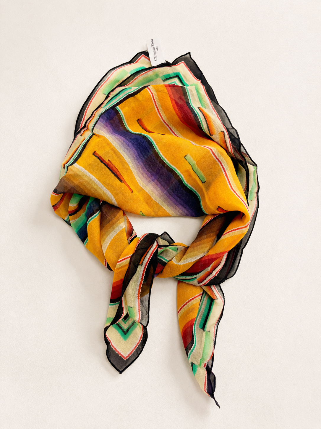 DIOR Foulard Carré en soie 2002