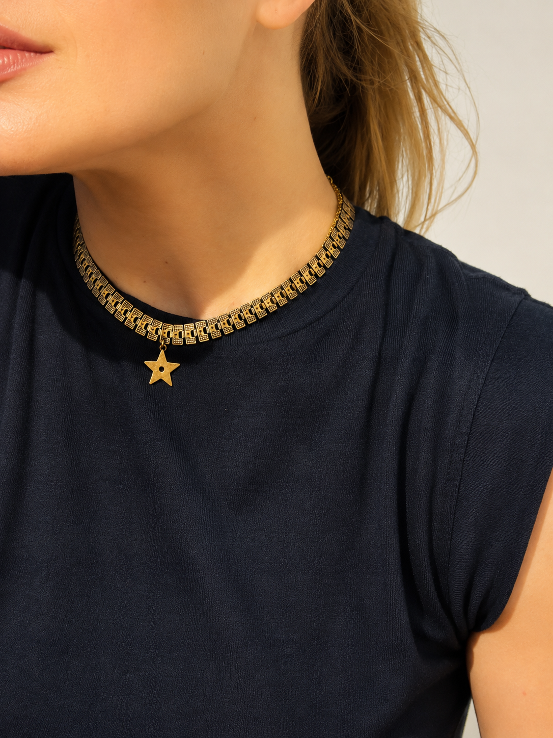 DIOR Choker Star Bohemienne