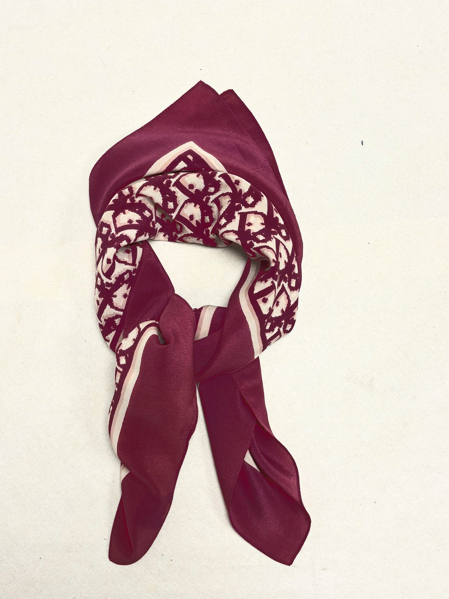 DIOR Foulard Carré Oblique en soie