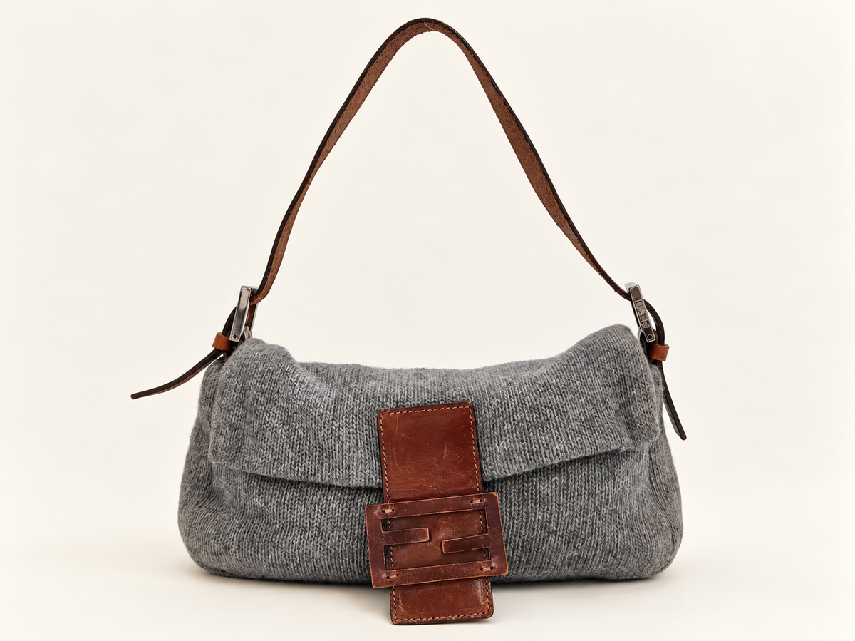 FENDI Sac Baguette en cachemire