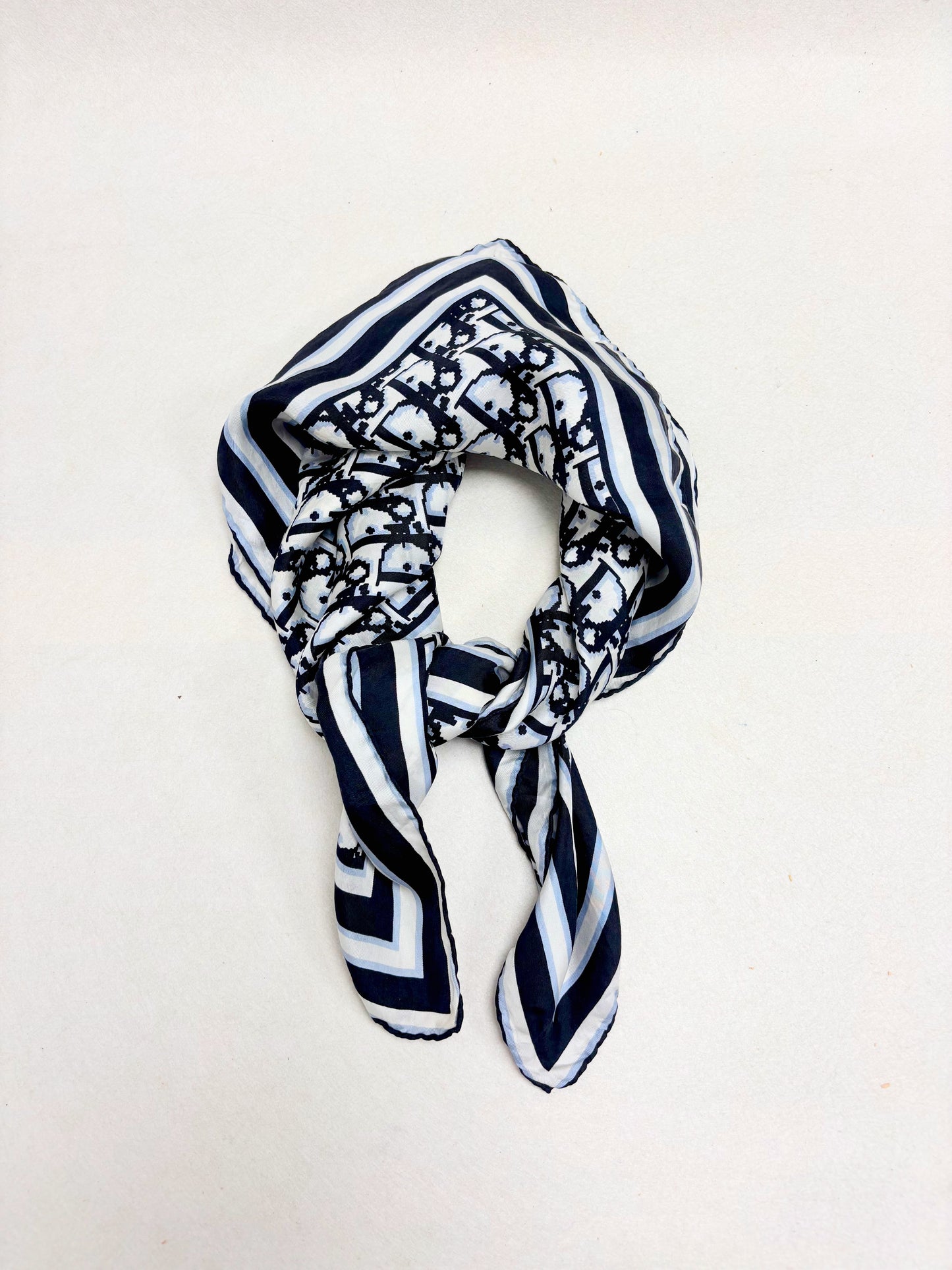DIOR Foulard Carré Oblique en soie