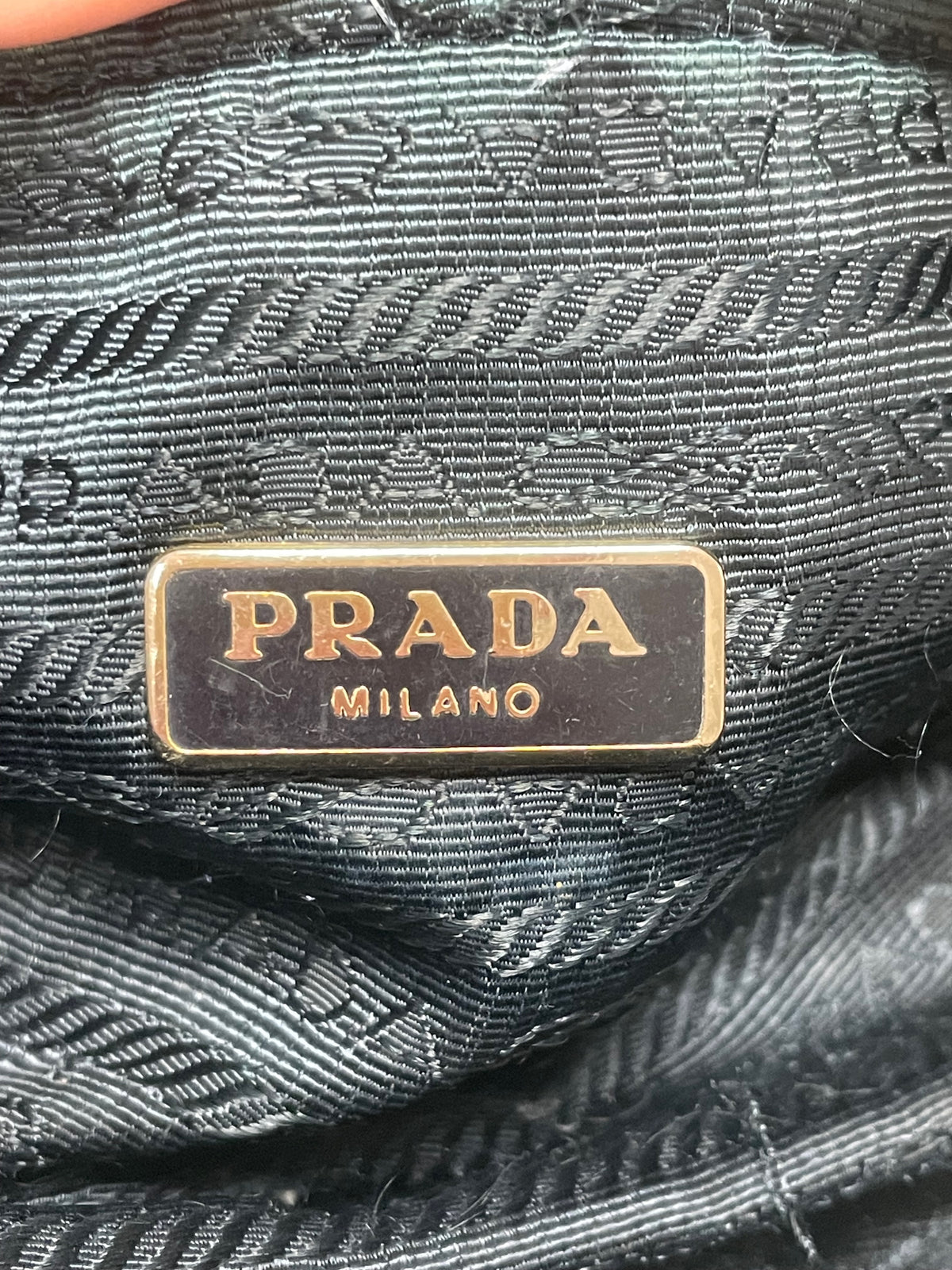 PRADA Trousse en Denim