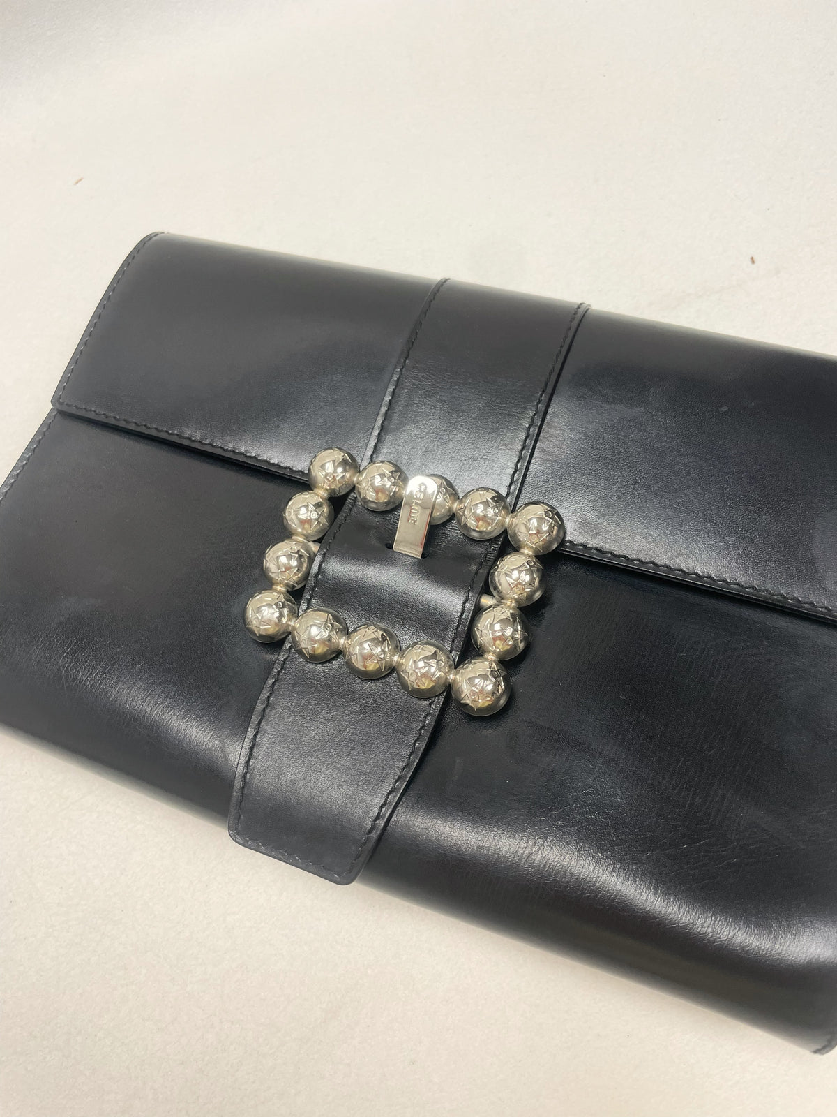 CELINE Sac Pochette Cuir