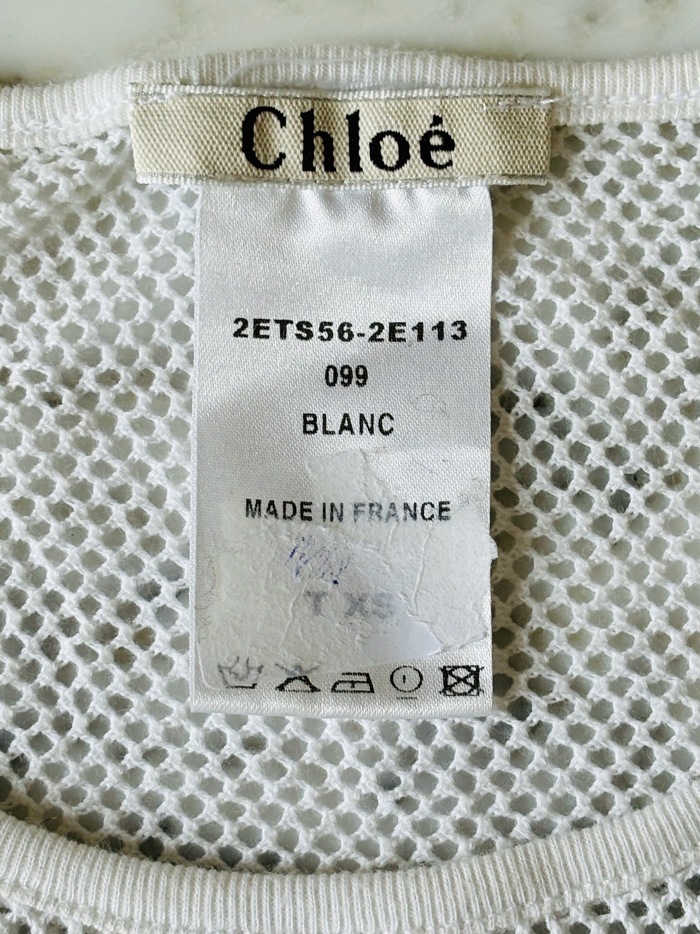 CHLOÉ Top Mesh 2002