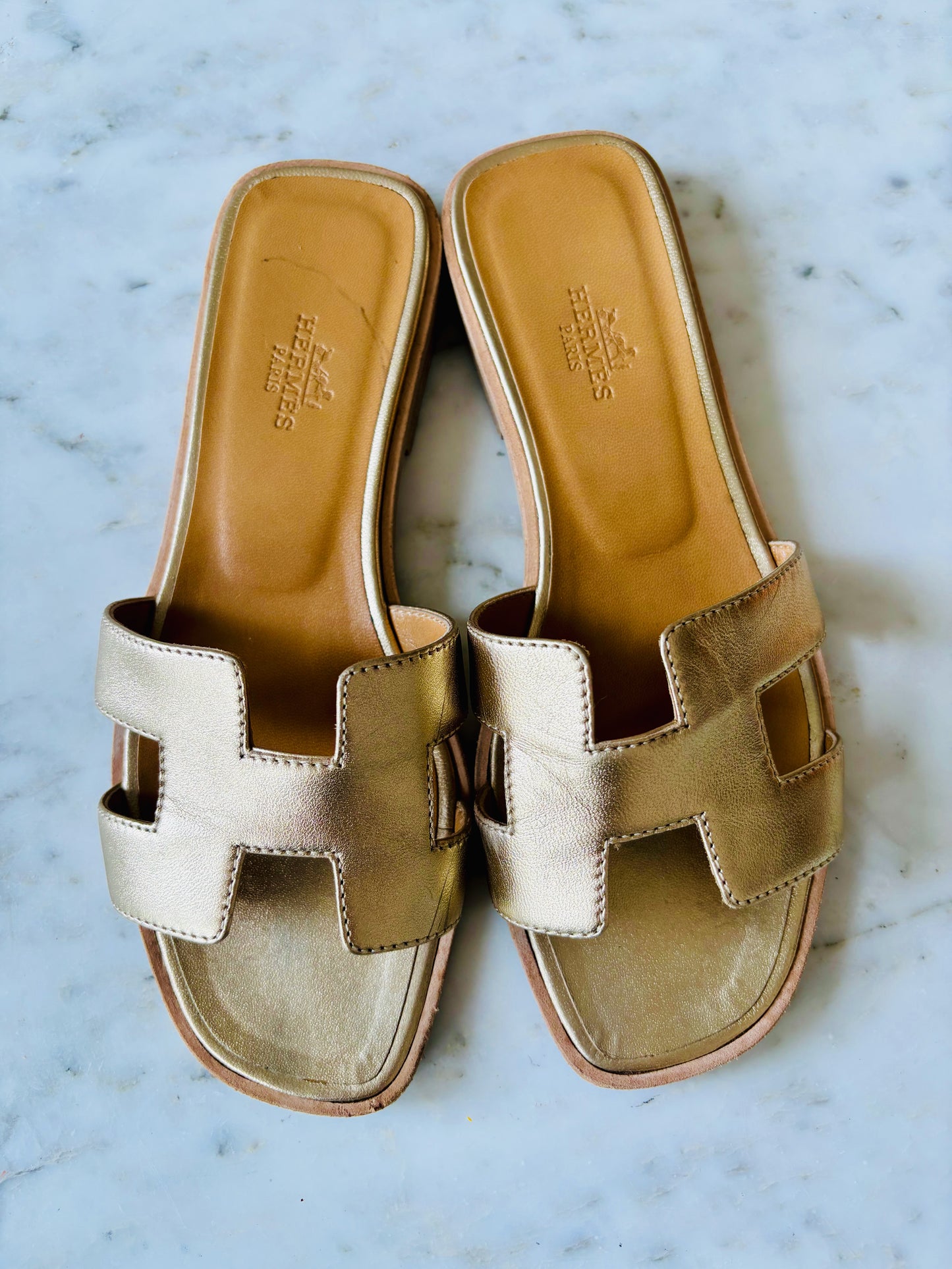 HERMÈS Sandales mules Oran