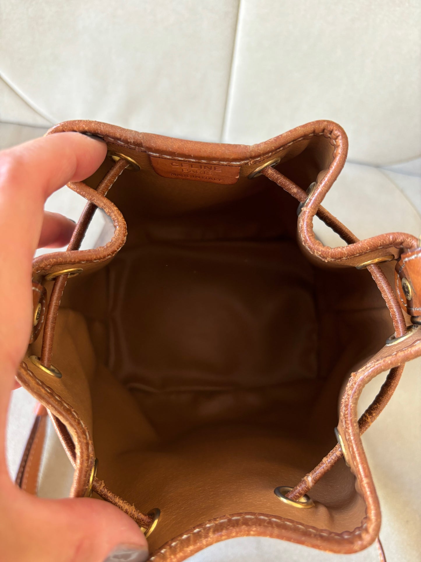 CÉLINE Sac seau Triomphe