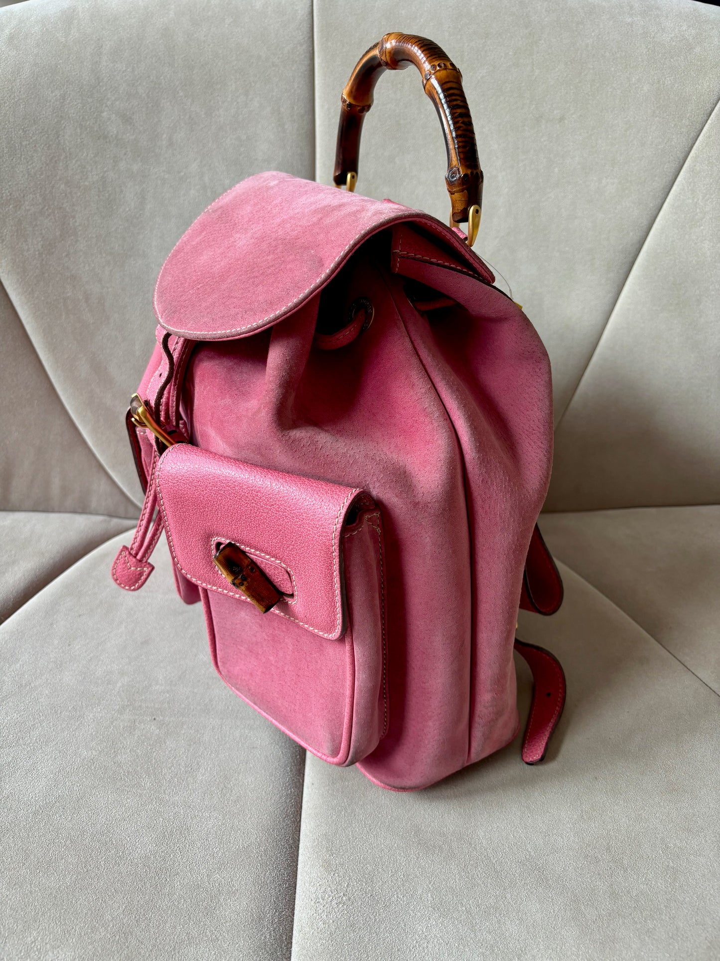 GUCCI sac à dos Bambou
