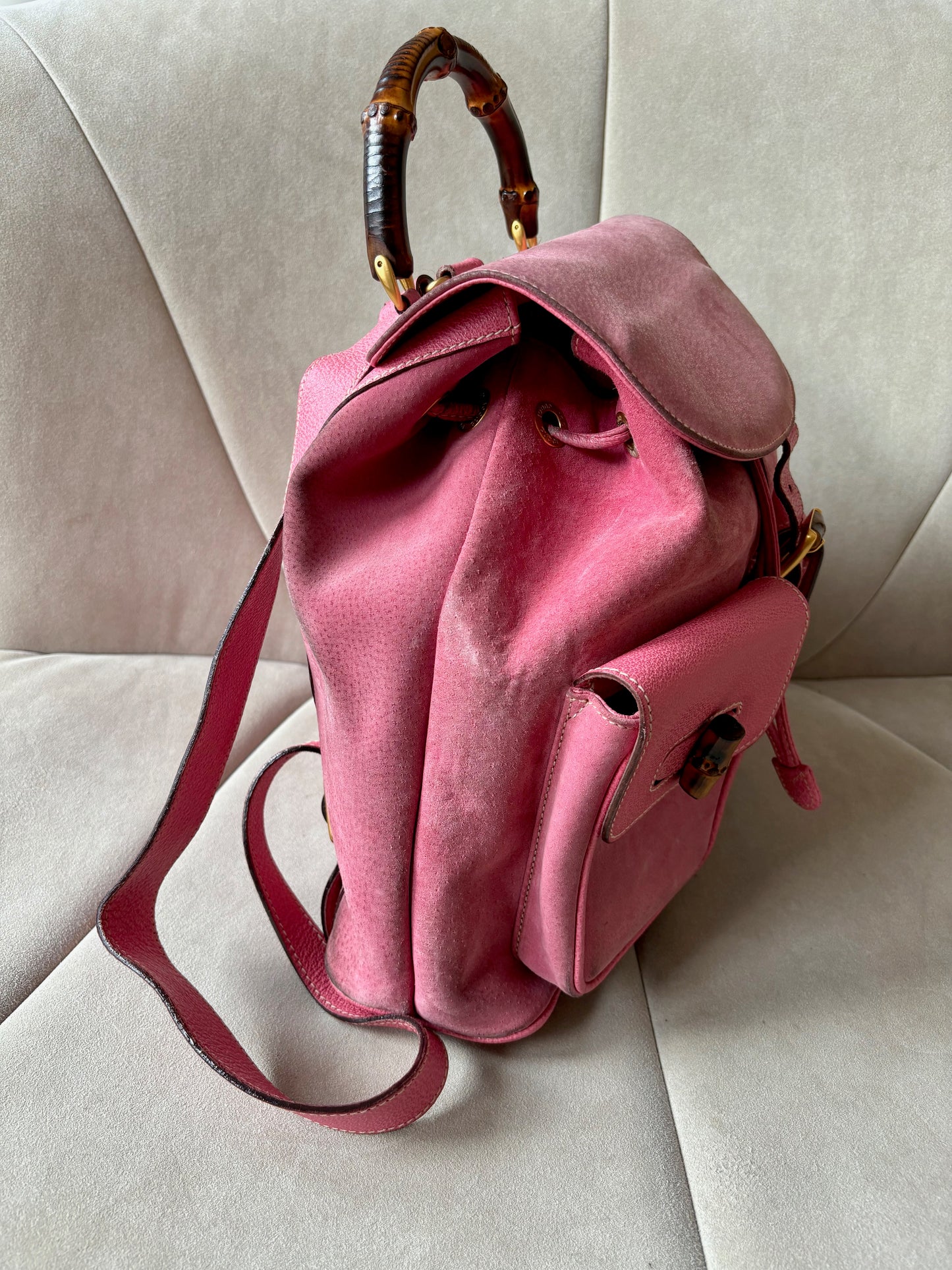GUCCI sac à dos Bambou
