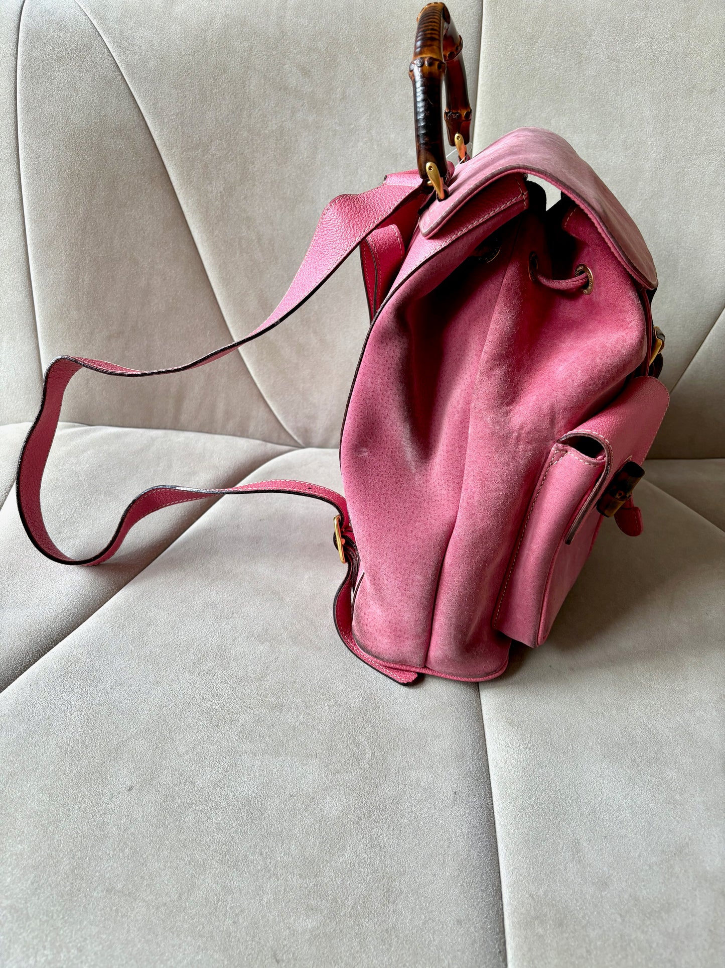 GUCCI sac à dos Bambou