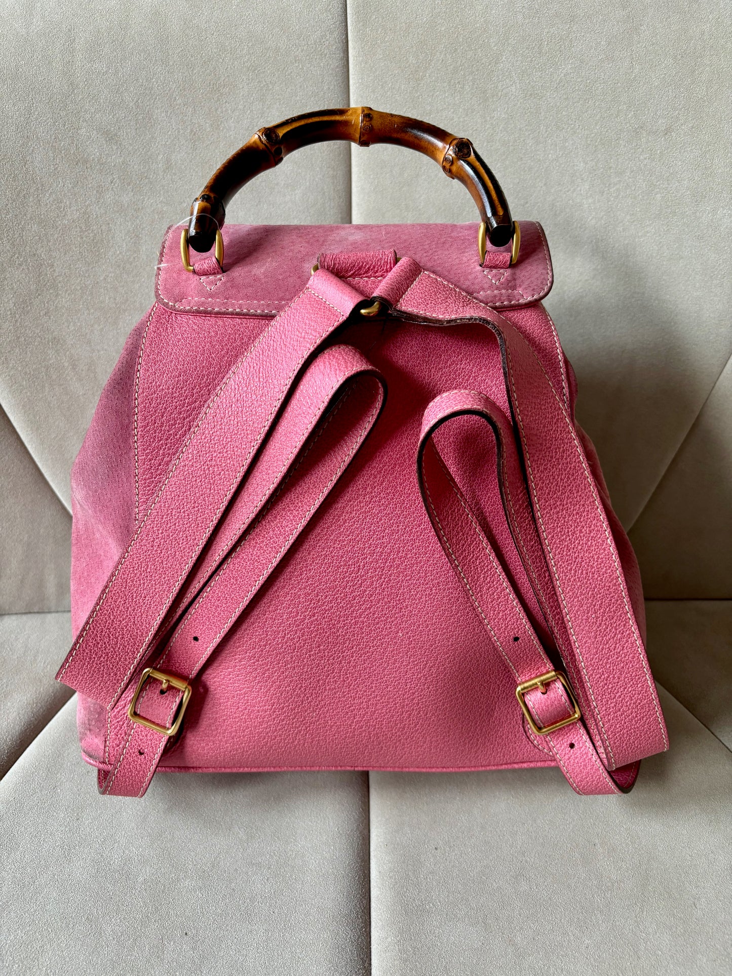GUCCI sac à dos Bambou