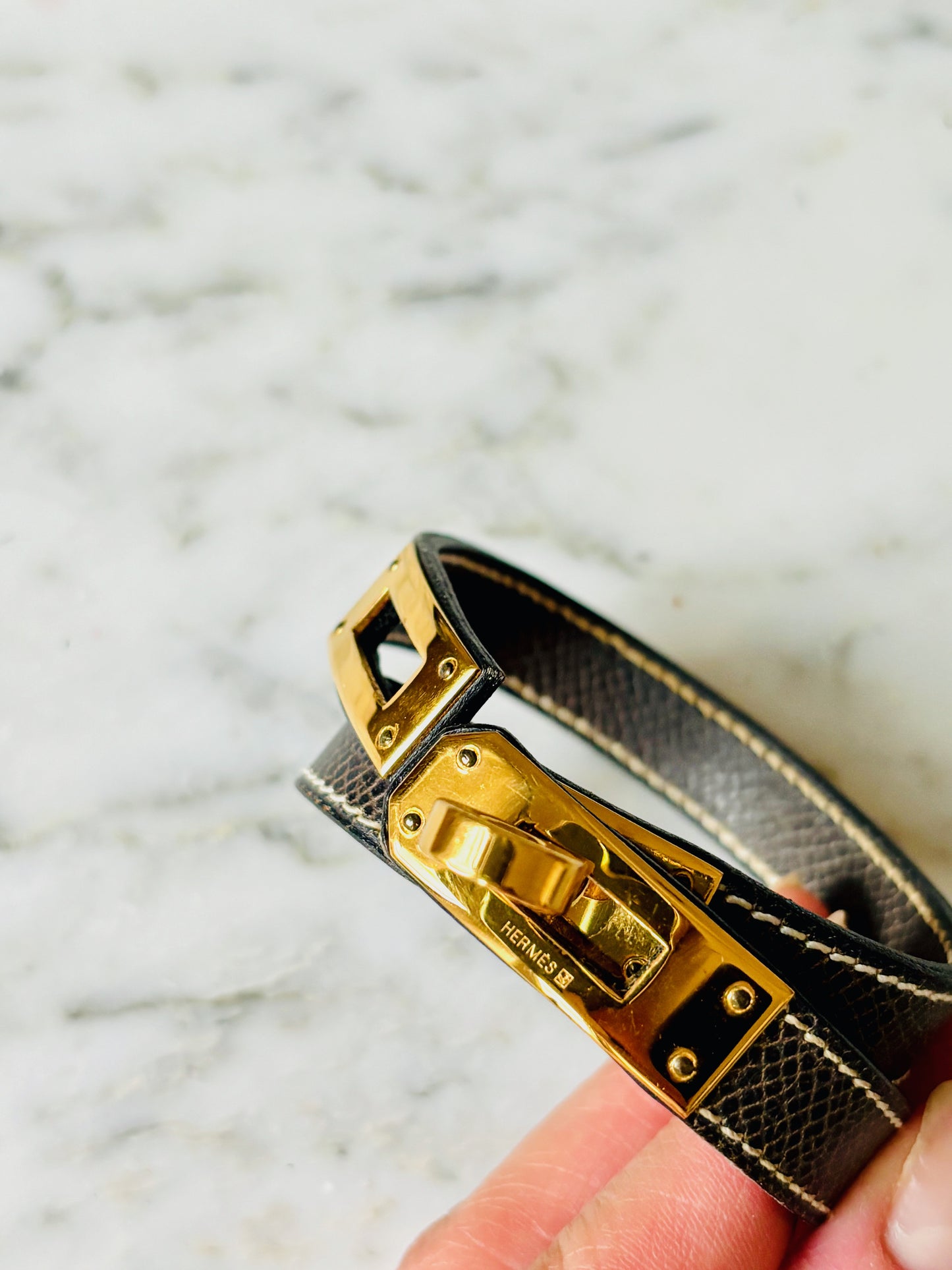 HERMÈS Bracelet Kelly double