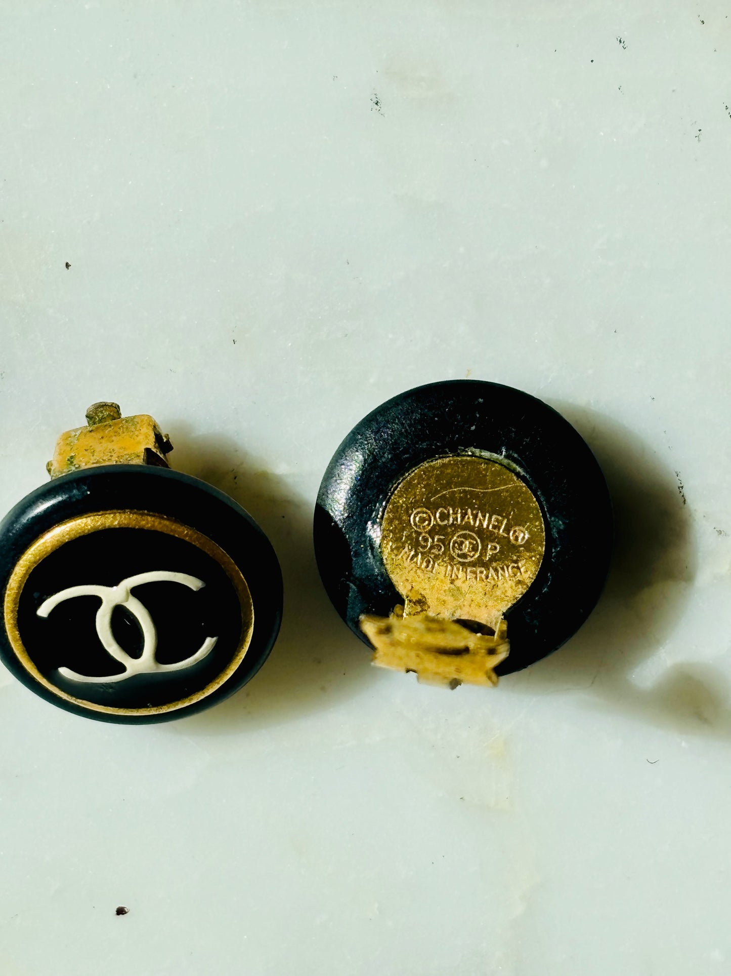CHANEL Boucles d'oreilles 1995