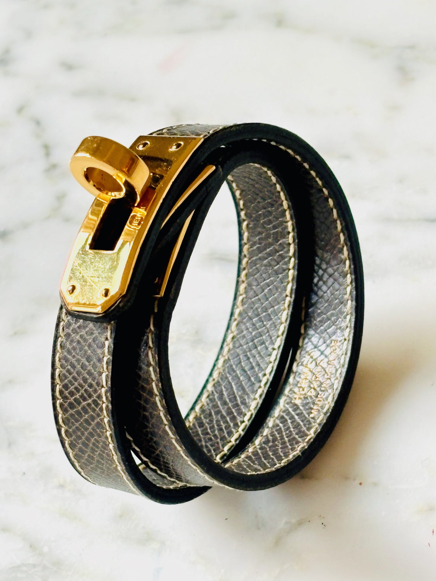 HERMÈS Bracelet Kelly double